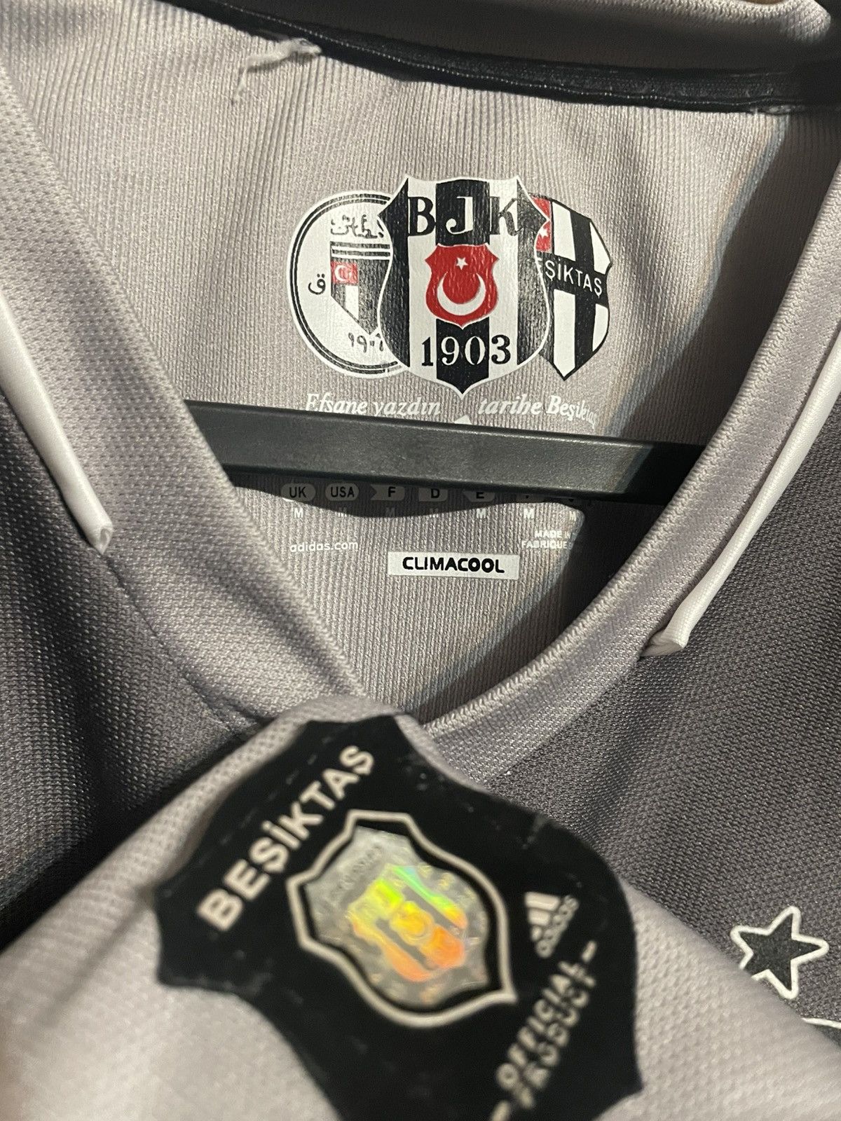 Adidas × Vintage Besiktas Asia’s vintage 90s football soccer jersey archive Size US M / EU 48-50 / 2 - 3 Thumbnail