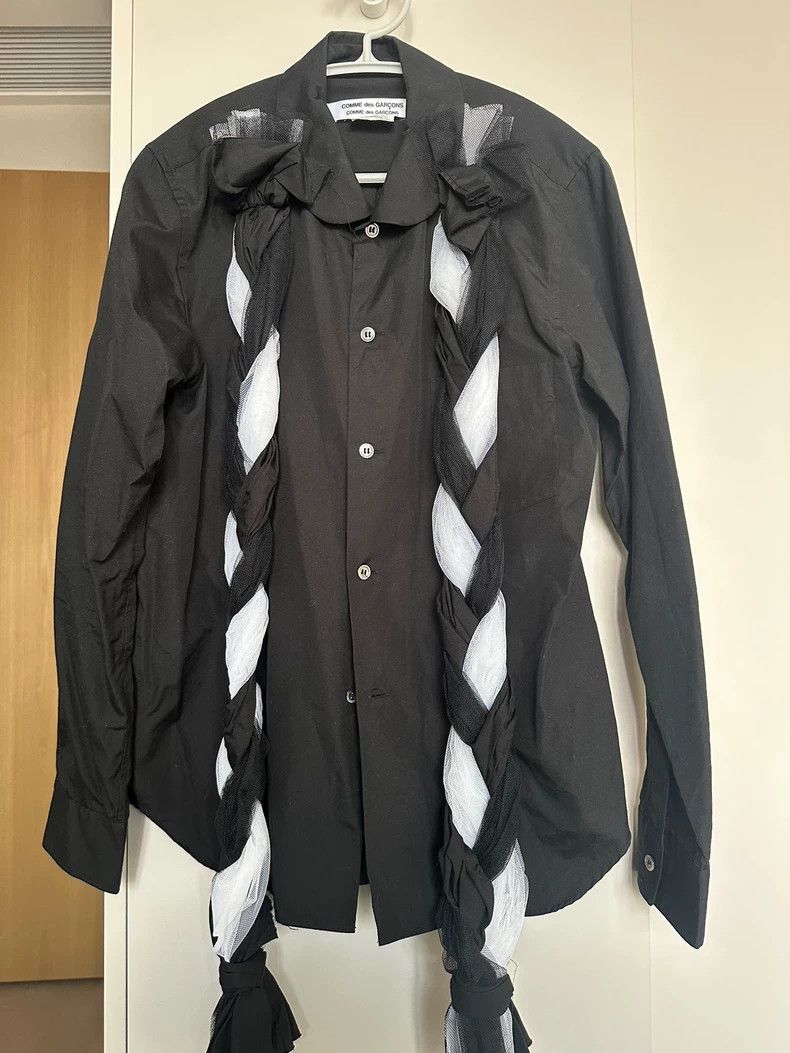 Comme des Garcons Comme Des Garcons Round Neck Braid Twine Shirt Size S / US 4 / IT 40 - 2 Thumbnail
