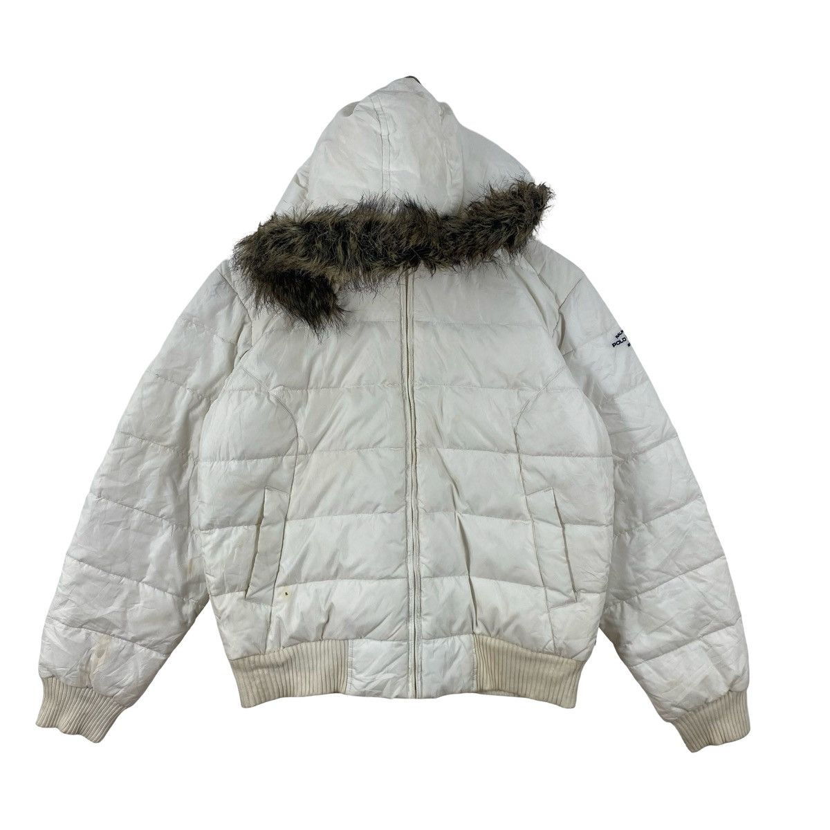 Polo Ralph Lauren Vintage POLO JEANS CO RALPH LAUREN Down Puffer Jacket Fur Size S / US 4 / IT 40 - 4 Thumbnail