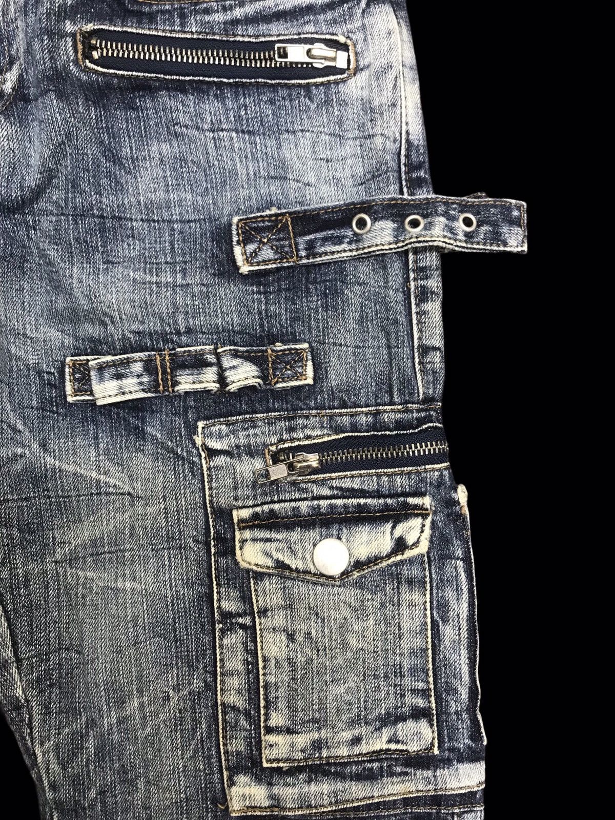 Seditionaries × semanticdesign 💥FLARE💥semantic design SICK FLARE MULTIPOCKETS DENIM F214 Size US 32 / EU 48 - 9 Thumbnail