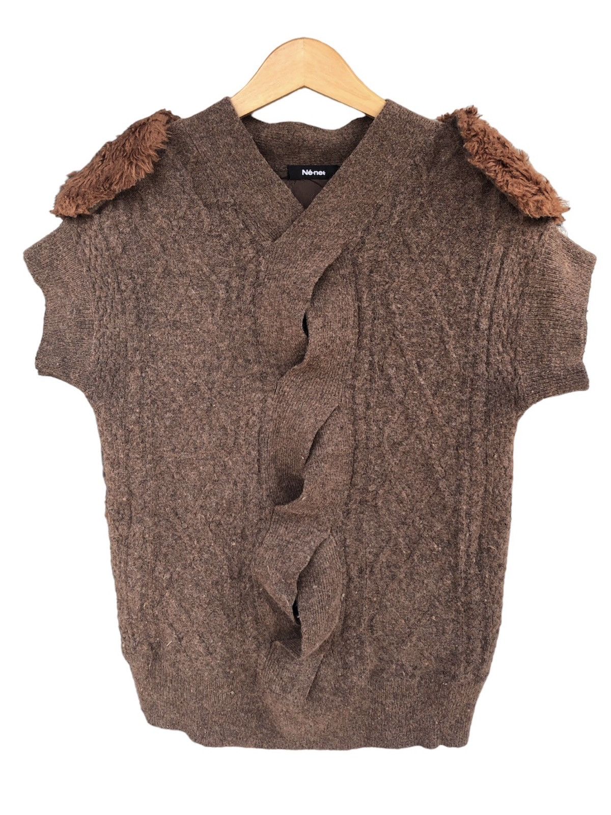 Issey Miyake Archive Ne Net Knit With Fur by Issey Miyake Size US L / EU 52-54 / 3 - 2 Thumbnail
