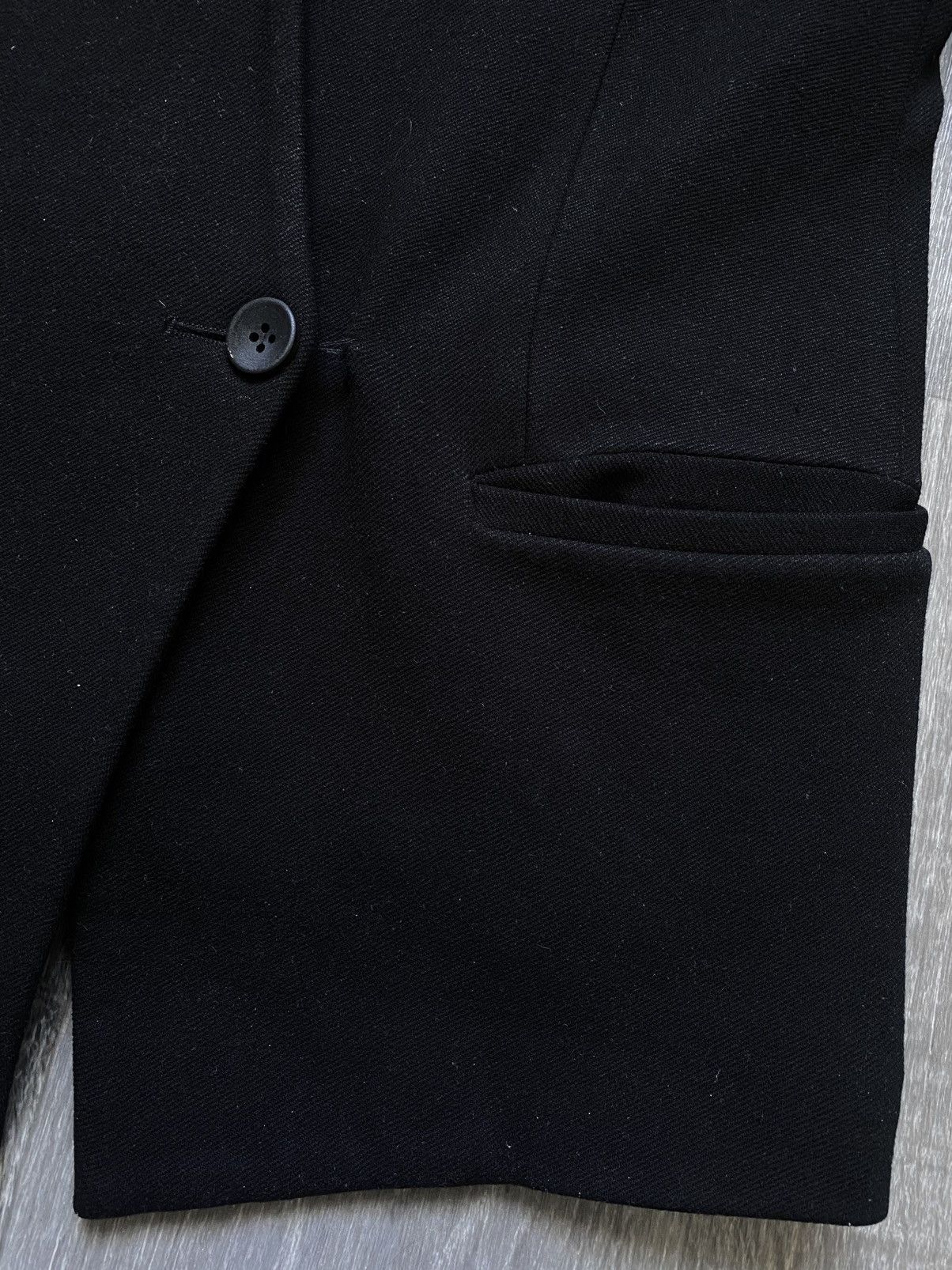 Helmut Lang Women’s Helmut Lang Made in USA Black Viscose Blazer Jacket Size M / US 6-8 / IT 42-44 - 7 Thumbnail