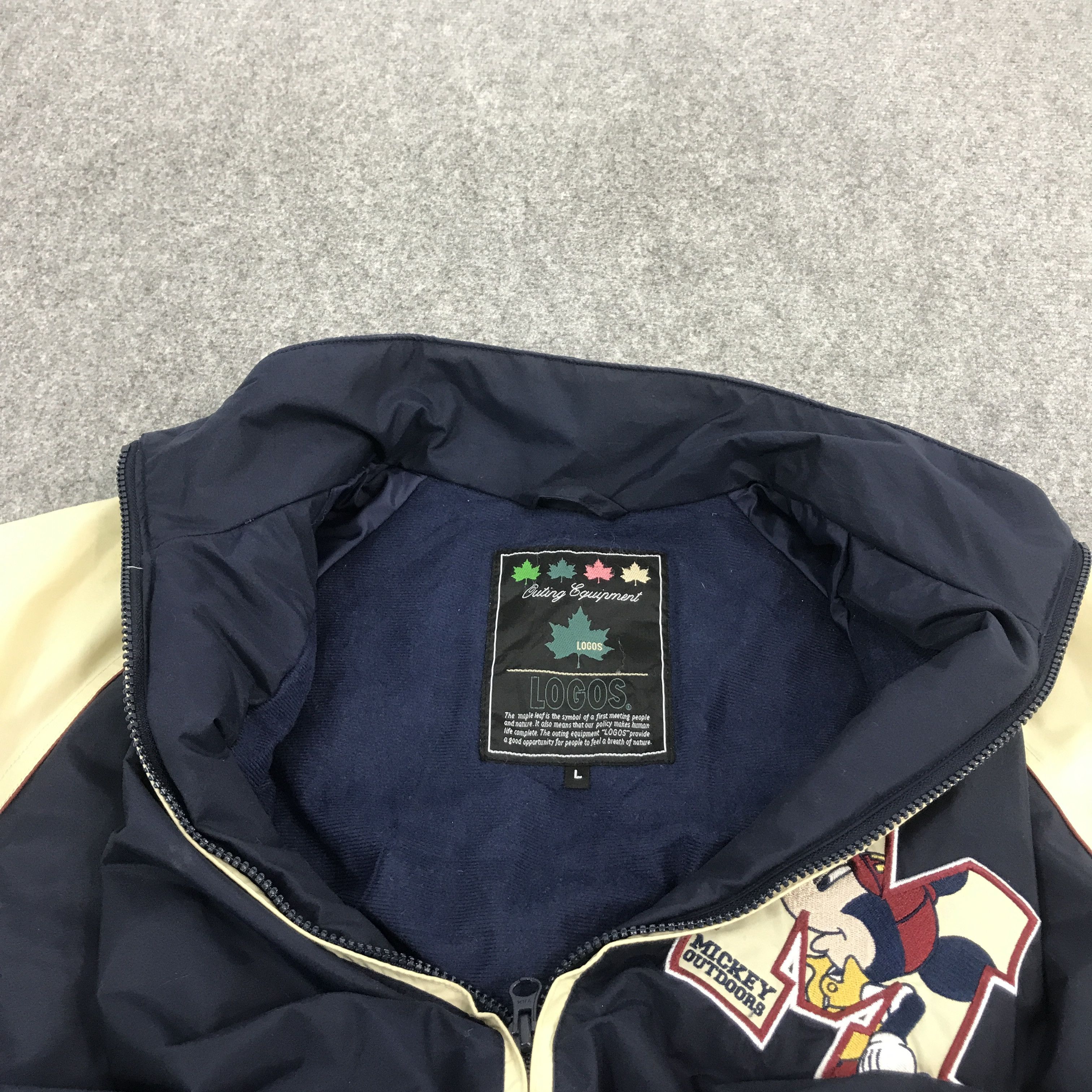 Japanese Brand × Mickey Mouse Mickey Mouse x Logos outdoors Varsity jacket style Size US L / EU 52-54 / 3 - 5 Thumbnail