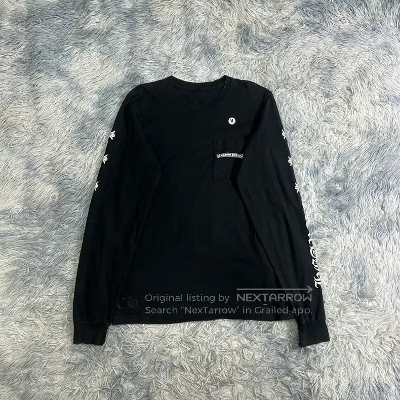 CHROME HEARTS Size M Sanskrit logo long sleeve