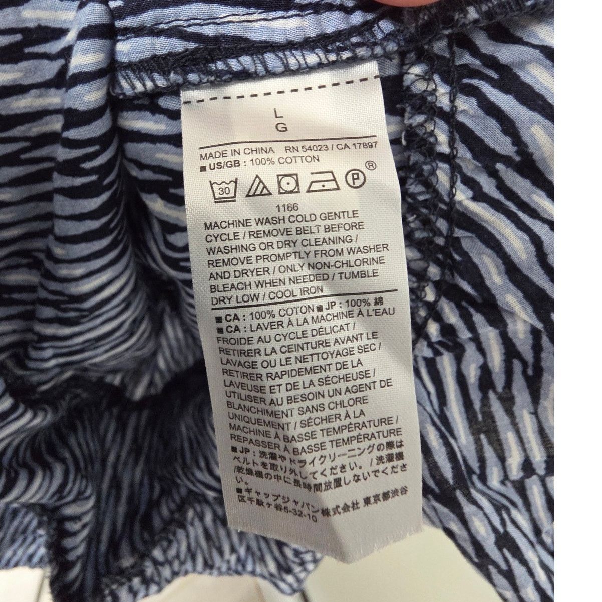 Banana Republic Banana Republic Tiered Ruffled Blouse Blue/White - Large Size L / US 10 / IT 46 - 4 Thumbnail