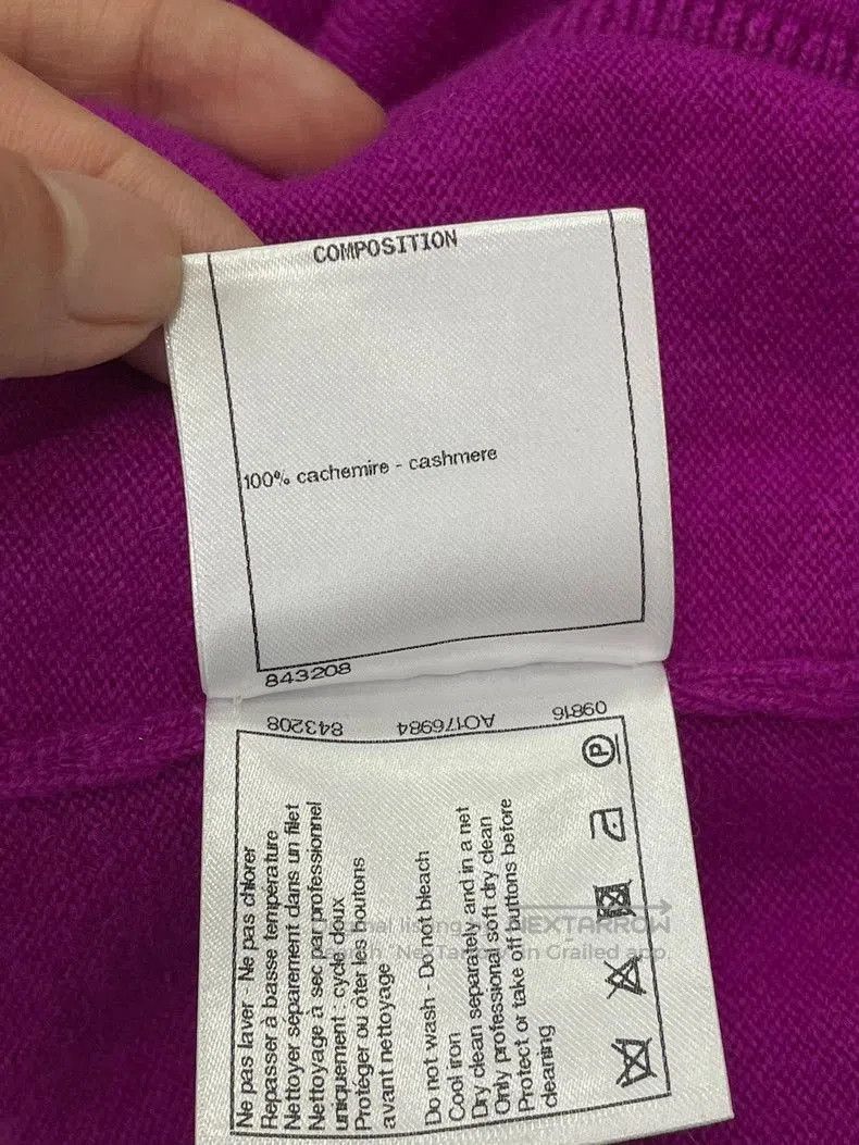 Chanel Chanel 20A Colorblock Cashmere Knit Top. Size US S / EU 44-46 / 1 - 6 Thumbnail