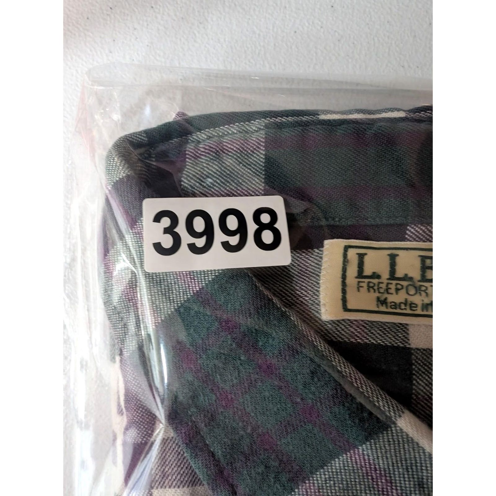 Vintage VINTAGE L.L. Bean Shirt Mens 2XLT Green Plaid Flannel Long Sleeve Button-Up USA Mens Tall 2XLT Casual Fall Womens? Size US XXL / EU 58 / 5 - 8 Thumbnail