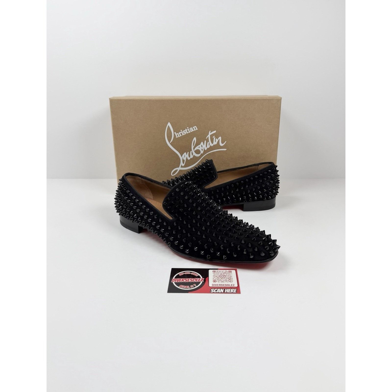Christian Louboutin Size 7.5 - Christian Louboutin Dandelion Spikes Loafers NEW Size US 7.5 / EU 40-41 - 1 Thumbnail