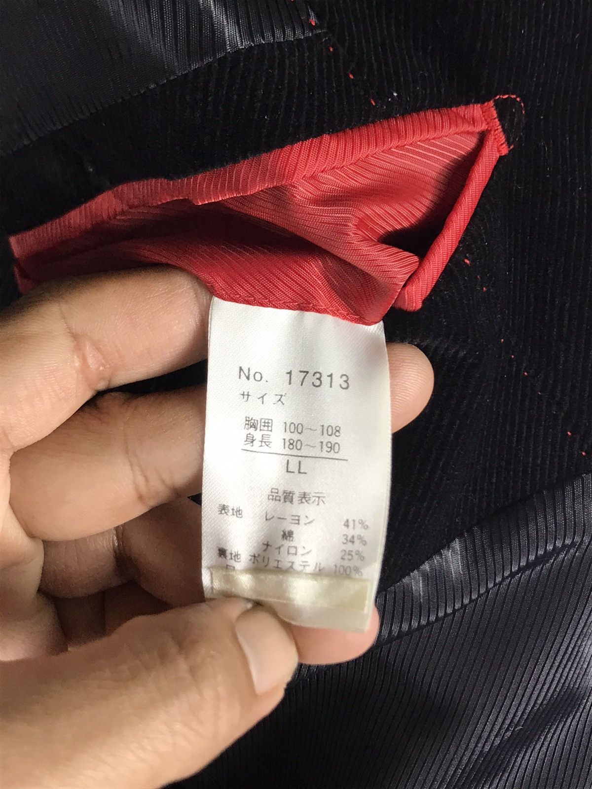 Japanese Brand × Kansai Yamamoto × Vintage ⚡️Vintage Kansai Yamamoto Homme Velvet Button Coat Jacket Size US L / EU 52-54 / 3 - 12 Thumbnail