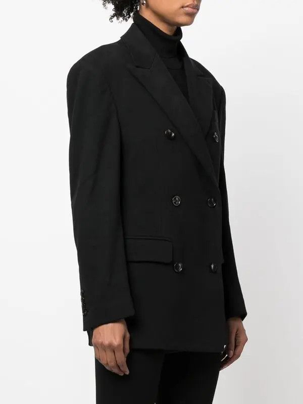 Amiri o1y0425 Blazer in Black Size M / US 6-8 / IT 42-44 - 3 Thumbnail