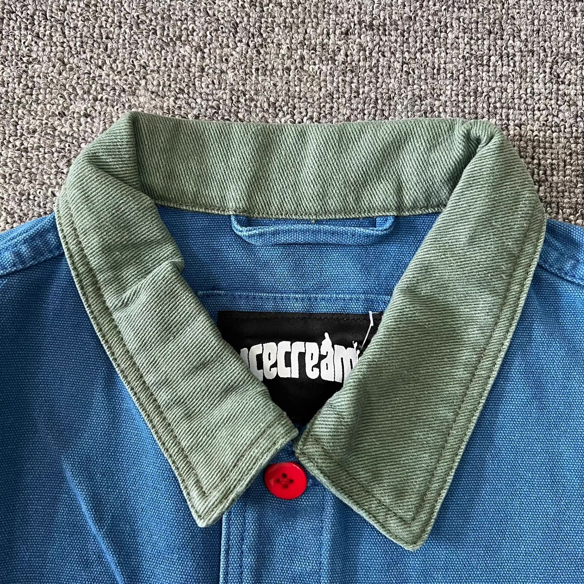 Billionaire Boys Club BBC ICECREAM Washed Canvas Vintage Work Jacket Q7 Size US L / EU 52-54 / 3 - 3 Thumbnail