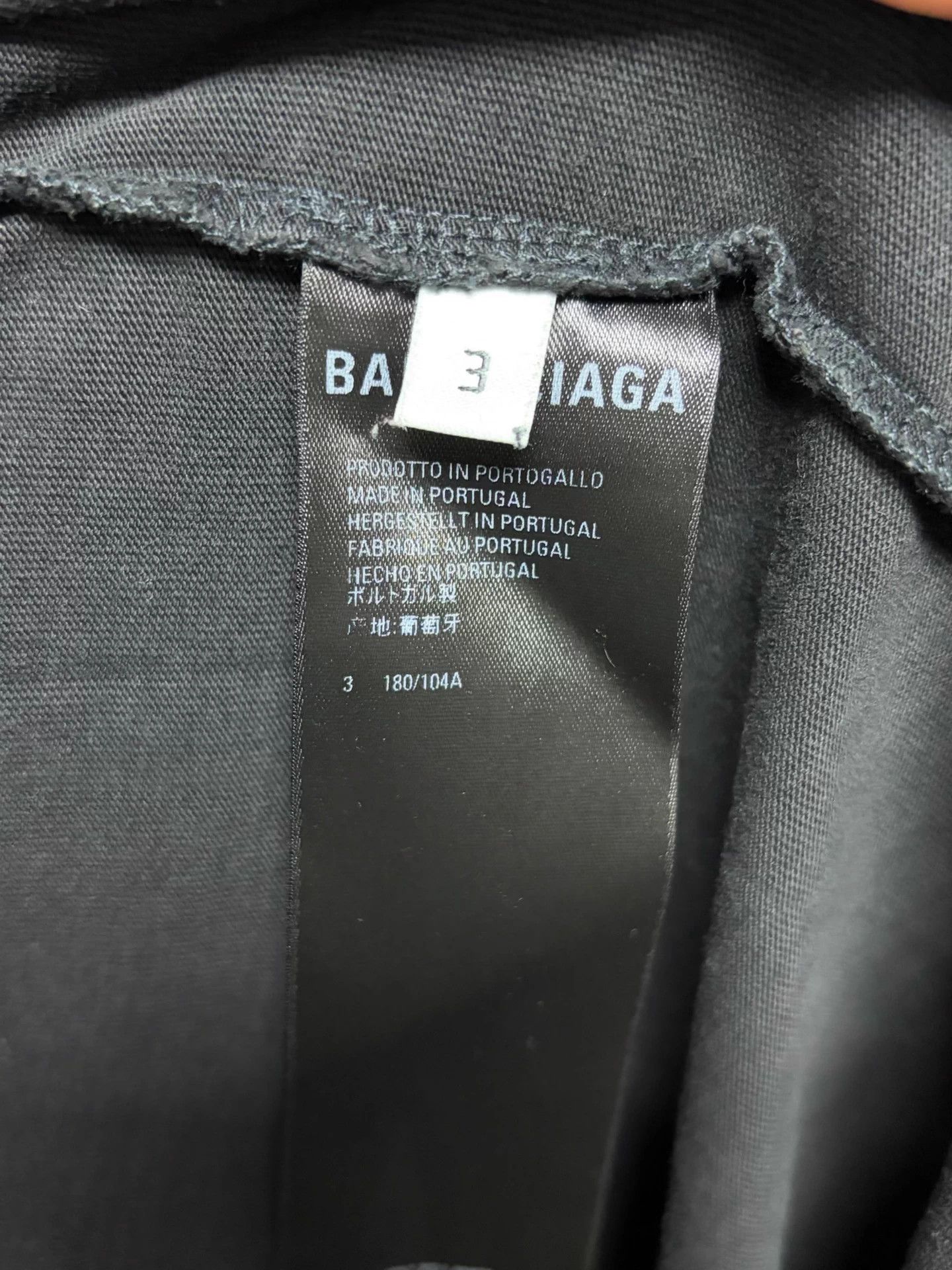 Balenciaga Balenciaga short-sleeve tee 3 Black UNIFIT Size US L / EU 52-54 / 3 - 4 Thumbnail