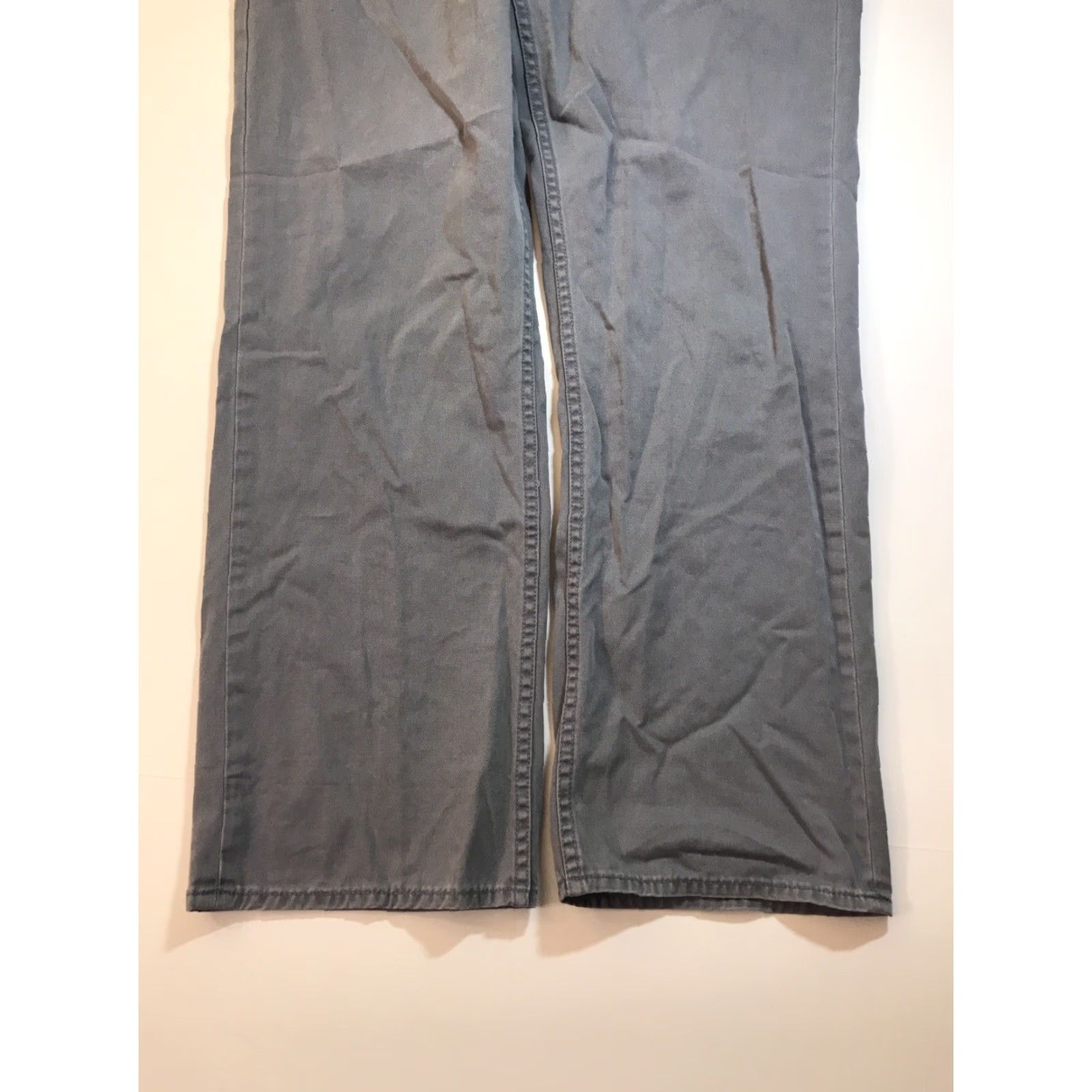 Polo Ralph Lauren VINTAGE Polo Ralph Lauren Mens Pants Chino 38x30 Flat Front Belt Loops Khaki Blue 90s Designer Workwear Mens Size US M / EU 48-50 / 2 - 5 Thumbnail