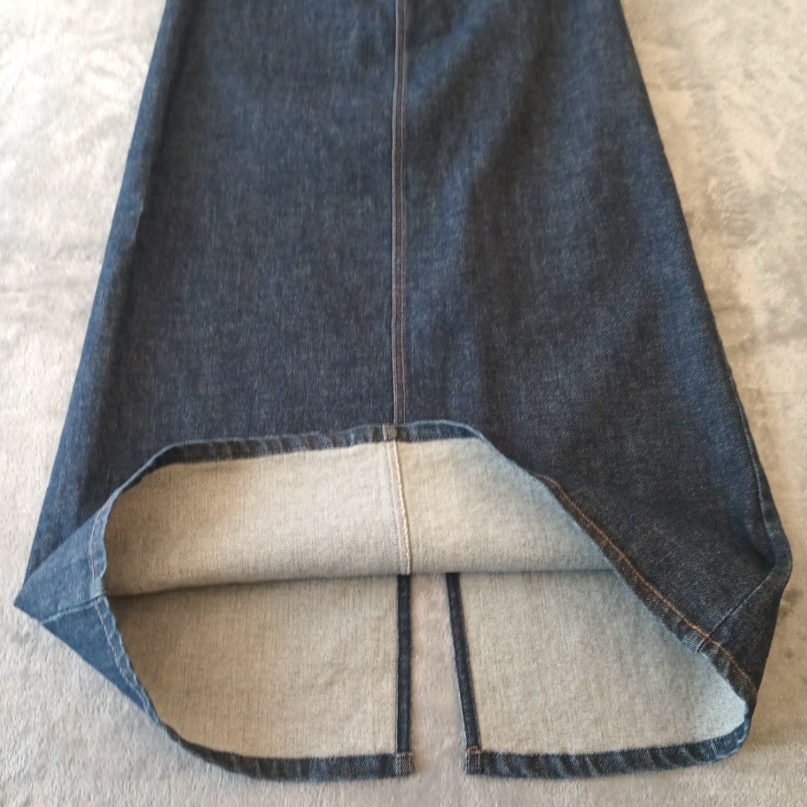 Gap Gap Skirt Denim Long Front Slit Pockets Stretch Blue 0 Regular Women Size 25" / US 0 / IT 36 - 7 Thumbnail