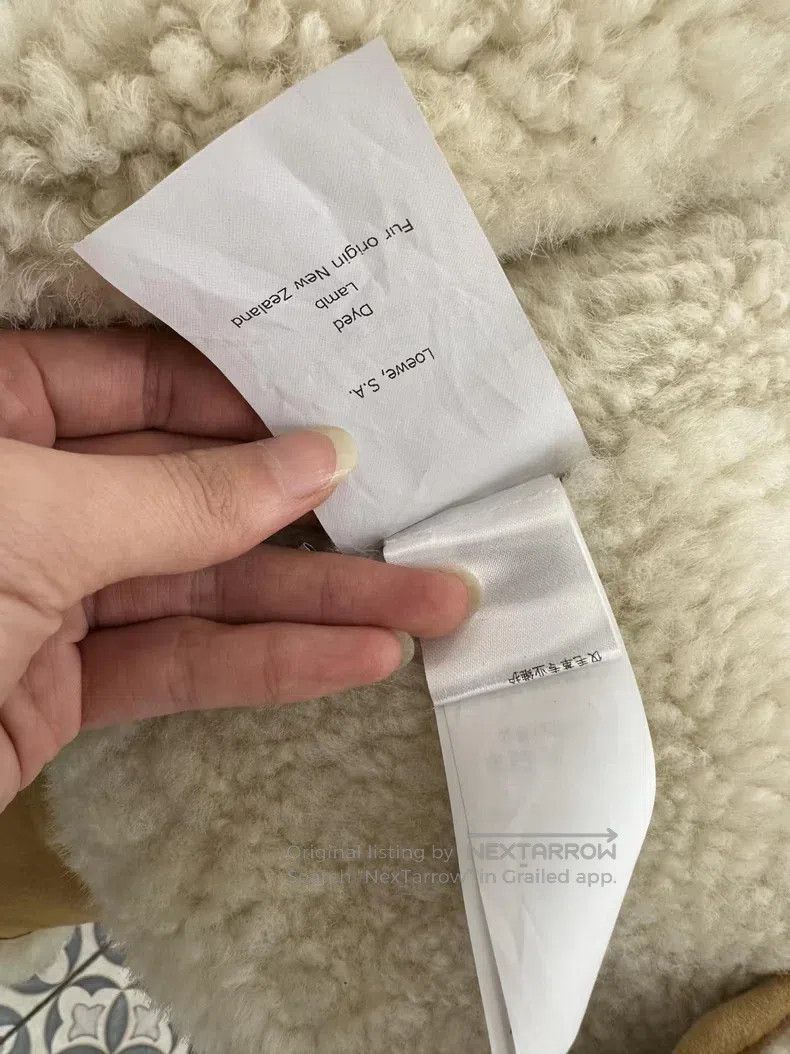 Loewe Loewe Khaki fur and leather coat Size XS / US 0-2 / IT 36-38 - 8 Thumbnail