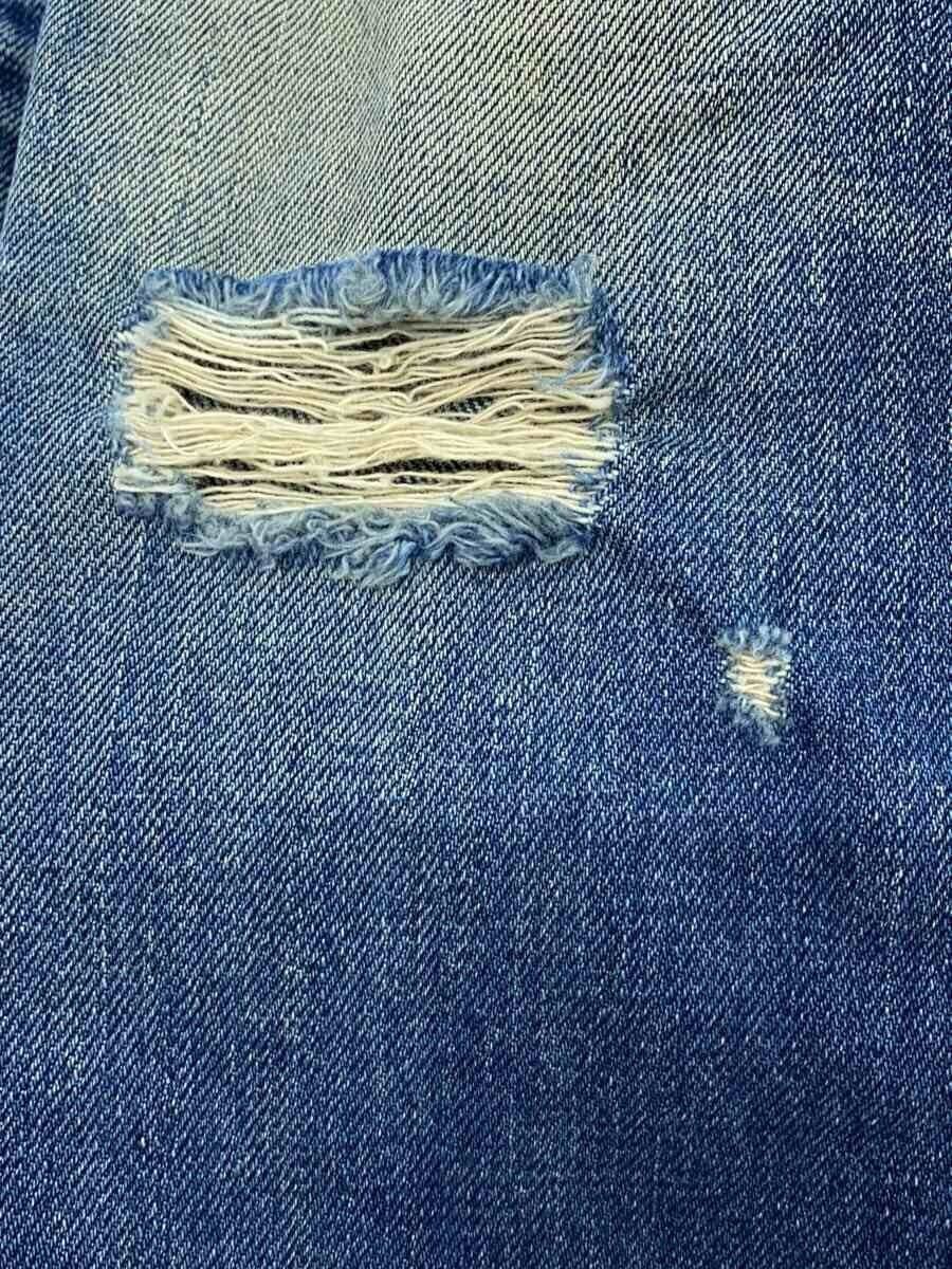Undercover AW04 "BUT BEAUTIFUL" Lace Distressed Denim Jeans Size US 26 / EU 42 - 7 Thumbnail
