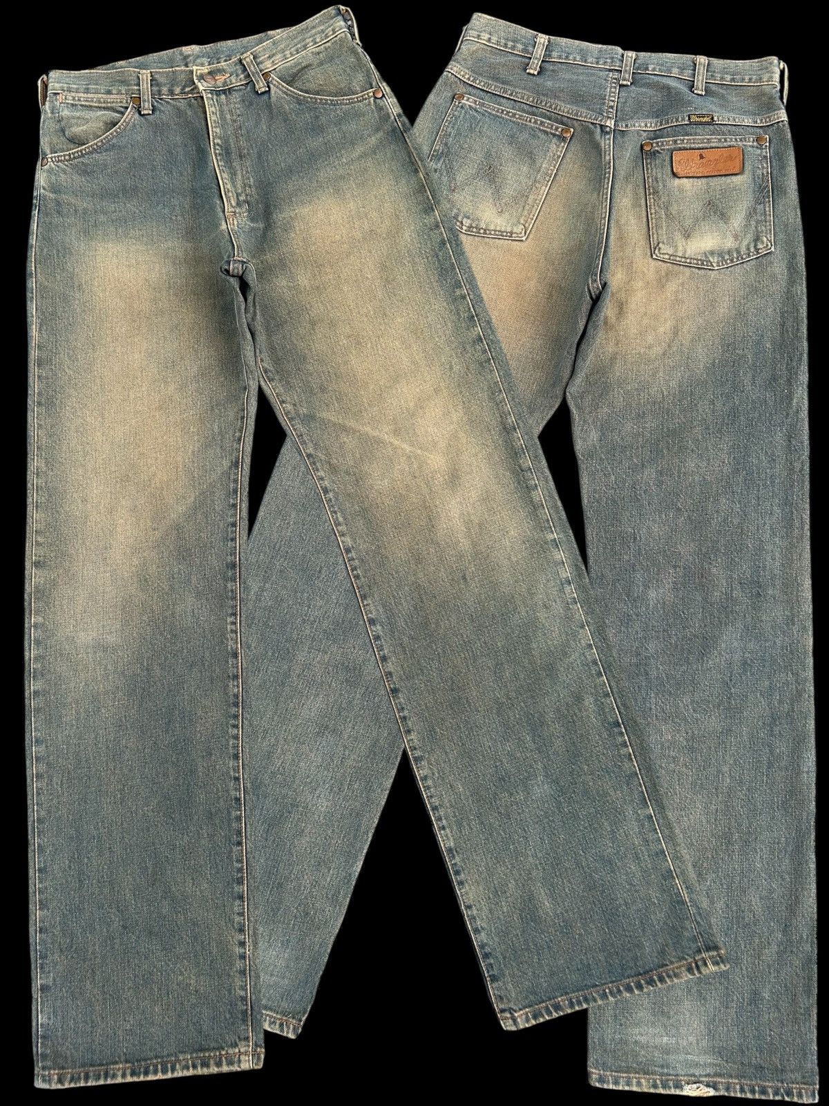 Kapital Vintage Wrangler Selvedge Rusty Mudwash Distressed Denim Size US 30 / EU 46 - 1 Thumbnail