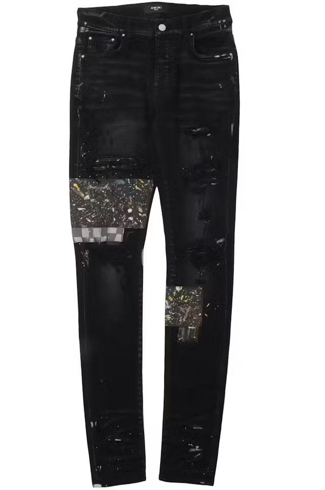 Amiri AMIRI Artpatch Paint Splatter Jeans Size US 36 / EU 52 - 1 Thumbnail