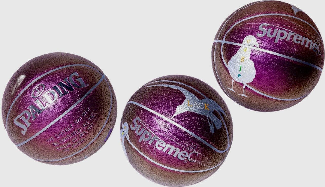 image of Bernadette Corp X Spalding Basketball Cross-Posted in Purple, Men's