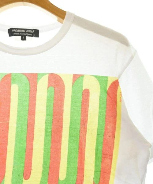 Comme des Garcons Homme Deux T-Shirts Cotton Short Sleeve Crewneck Print White Size US S / EU 44-46 / 1 - 4 Thumbnail