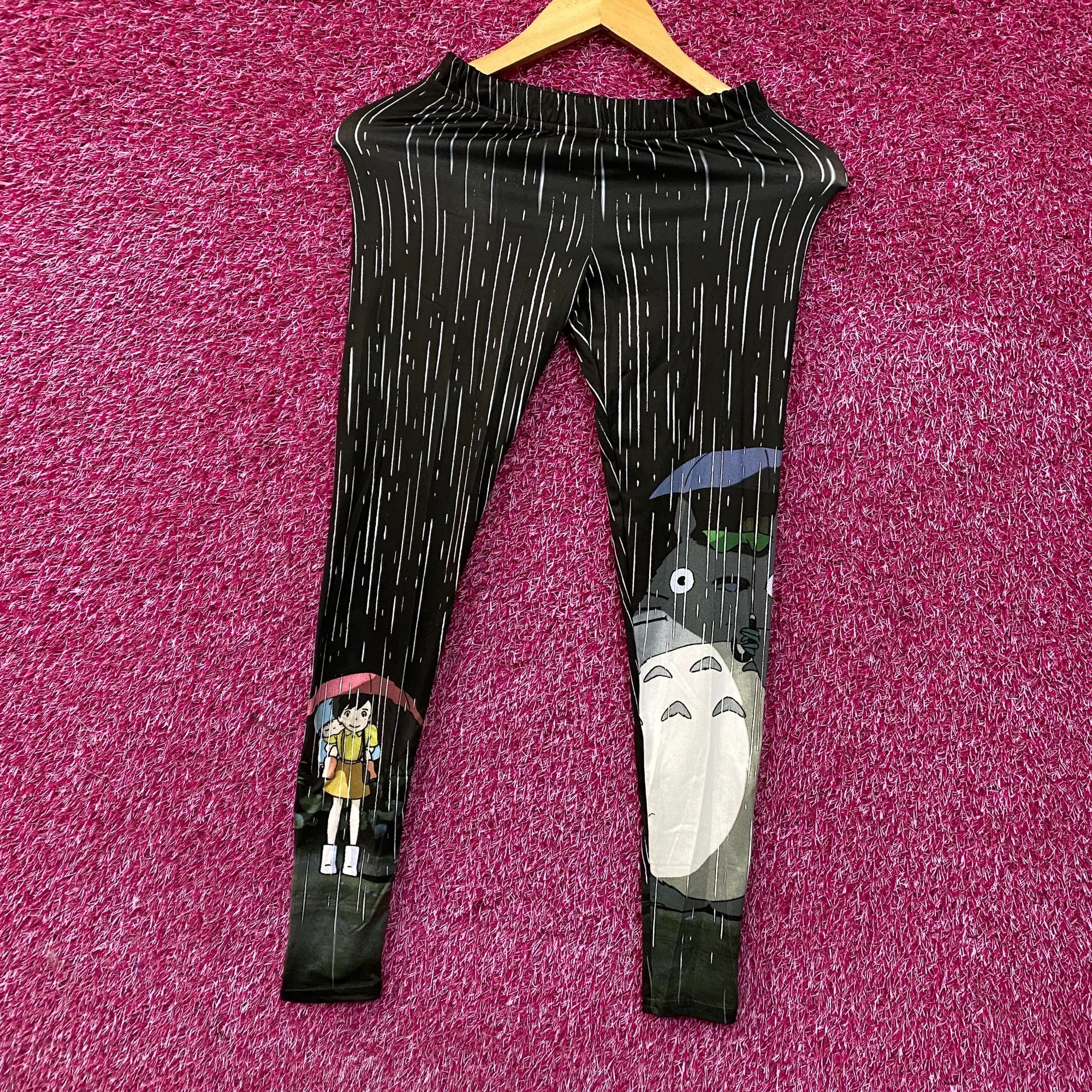 Other Studio Ghibli My Neighbor Totoro Rain Leggings XS Size 22" - 3 Thumbnail