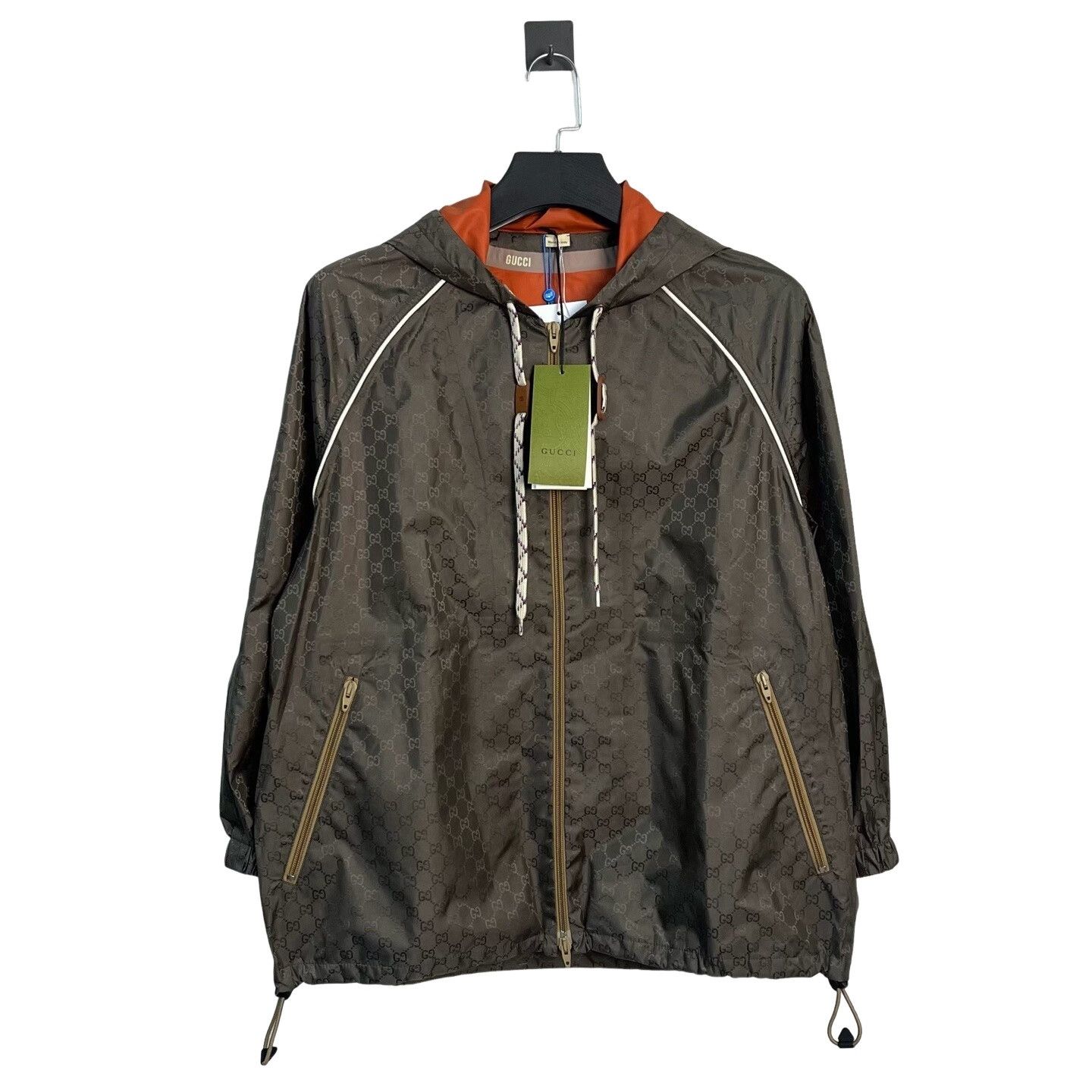 Gucci Gucci GG Jacquard Hooded Windbreaker Size 44 Size US S / EU 44-46 / 1 - 1 Thumbnail