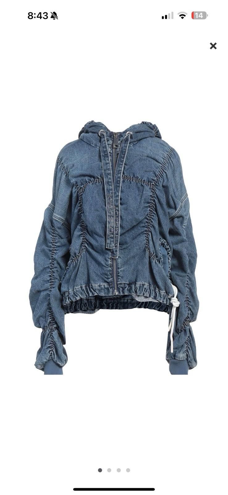 Khrisjoy KhrisJoy Puff Cloud Jeans Puffer Blue Sz 01/M/L Ret$2850 Size L / US 10 / IT 46 - 3 Thumbnail