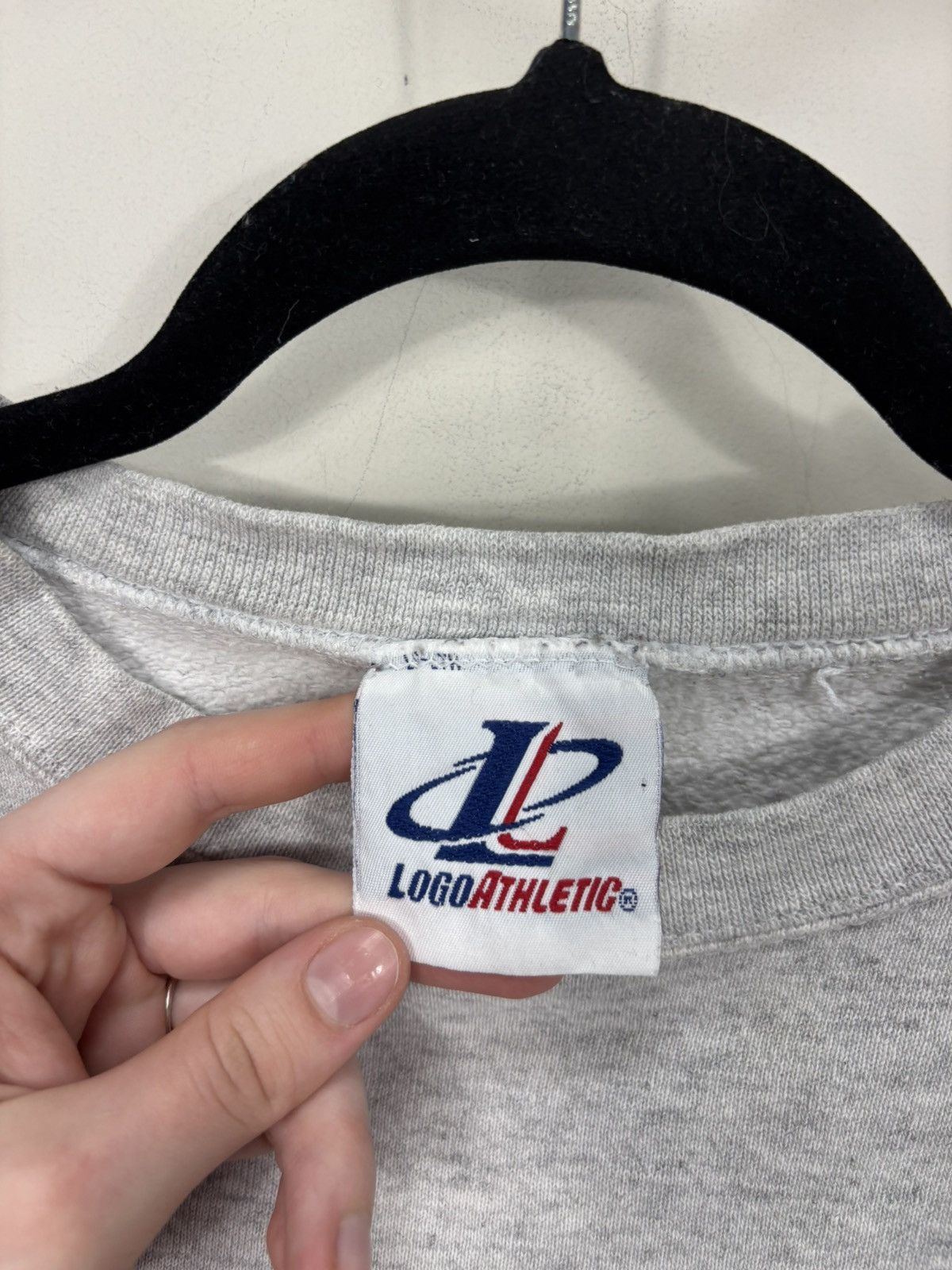 Logo Athletic Vintage Logo Athletic 1990s NFL Basic Grey Sweatshirt Size US L / EU 52-54 / 3 - 15 Thumbnail