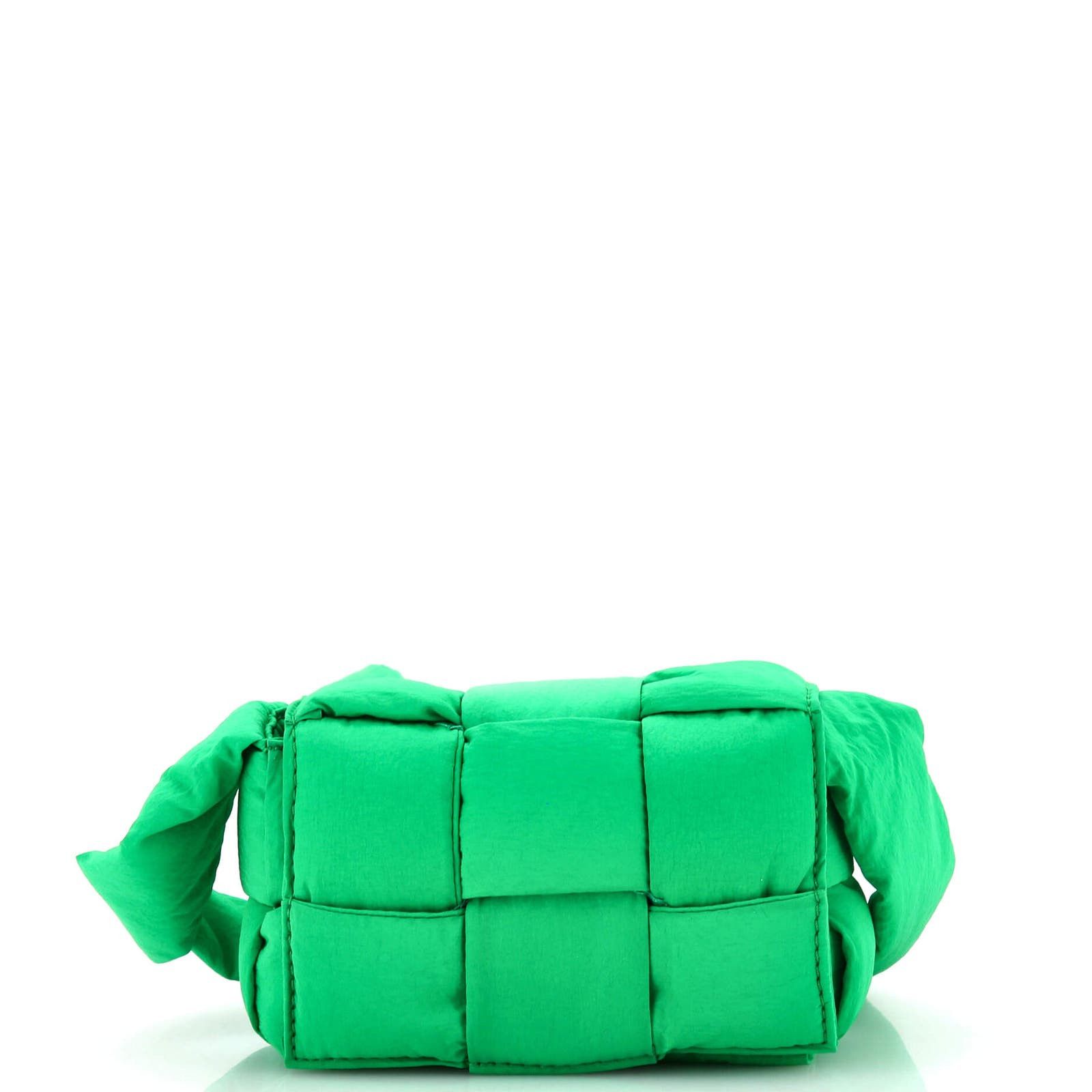Cassette Crossbody Bag Maxi Intrecciato Nylon Extra Mini