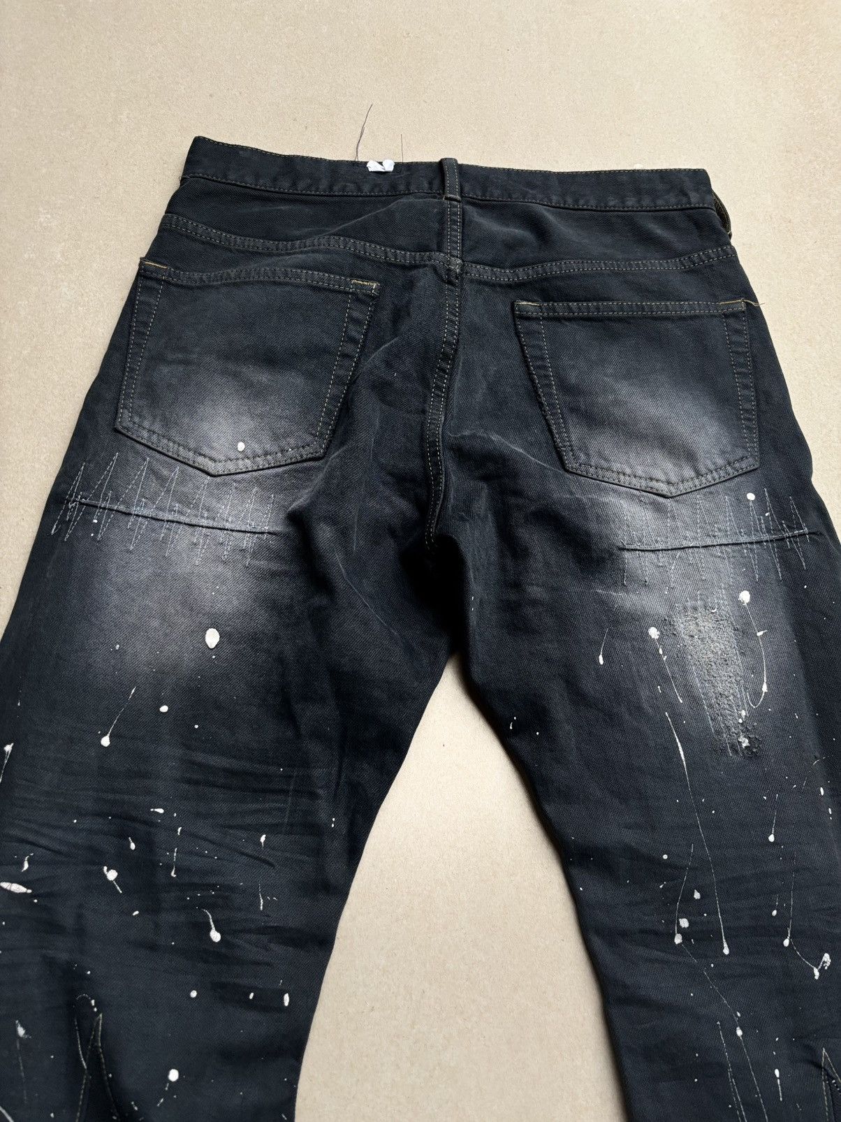 Japanese Brand TAKEO KIKUCHI distressed flare jeans Size US 28 / EU 44 - 6 Thumbnail