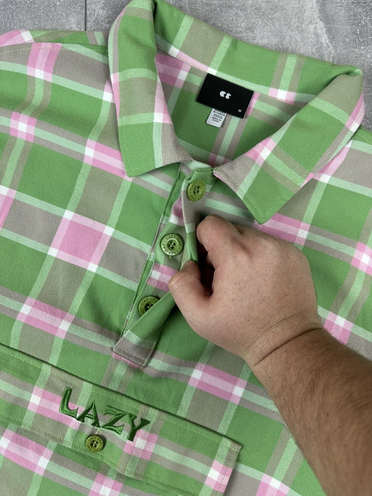 Lazy Oaf Lazy Oaf Checked Shirt Flannel Button Up Size US M / EU 48-50 / 2 - 8 Thumbnail