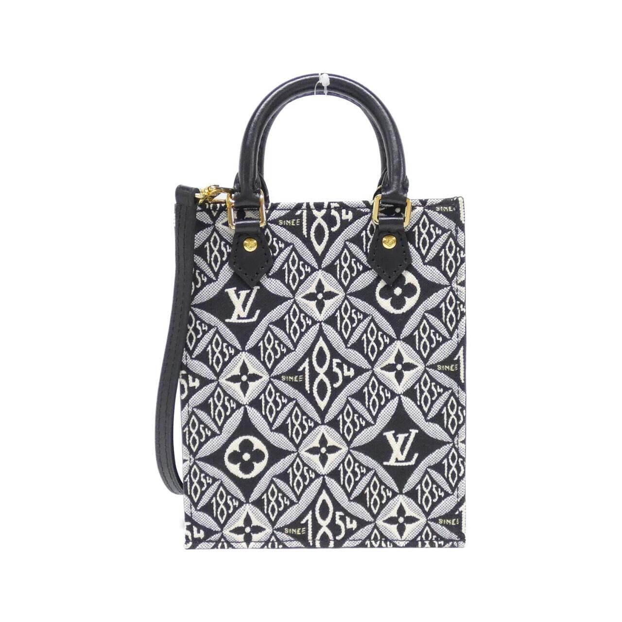Louis Vuitton Louis Vuitton Louis Vuitton SINCE1854 Petite Sac Plat Jacquard Bag Canvas Crossbody Bag M80484 DUTY FREE for USA Size ONE SIZE - 1 Thumbnail