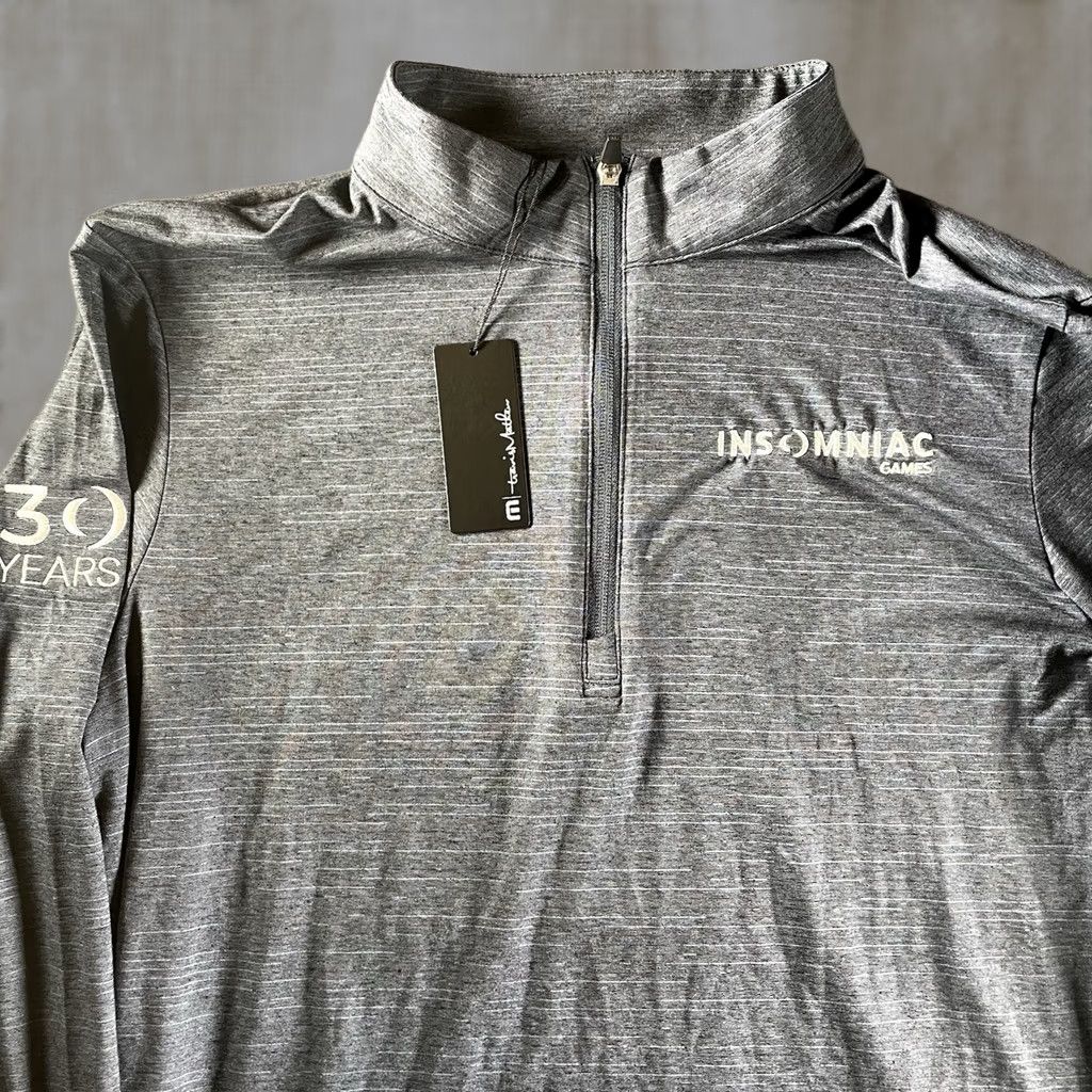 TravisMathew Travis Mathew Sweater Mens L Blue 1/4 Zip Mock Neck Activewear Golf Logo Pullover Regular Stetch Size US L / EU 52-54 / 3 - 1 Thumbnail