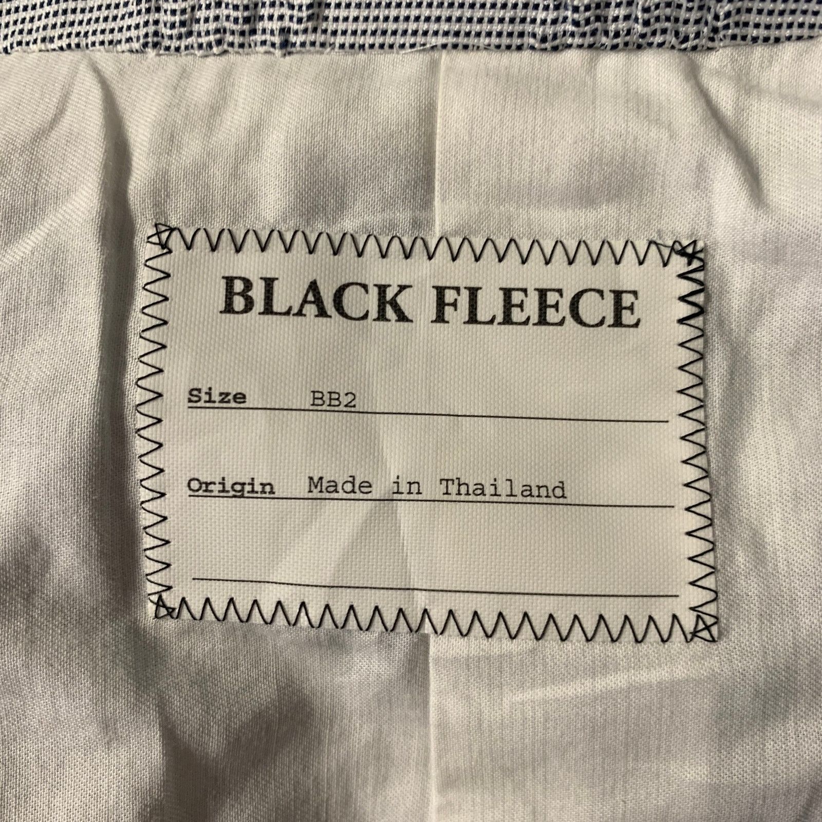 Brooks Brothers Black Fleece BLACK FLEECE Size 40 White Navy Plaid Cotton Sport Coat Size US XXS / EU 40 - 5 Thumbnail