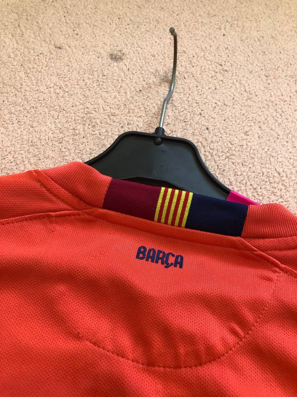 Nike Barcelona Away Football Shirt 2014 Soccer Nike Jersey Size M Size US M / EU 48-50 / 2 - 21 Thumbnail