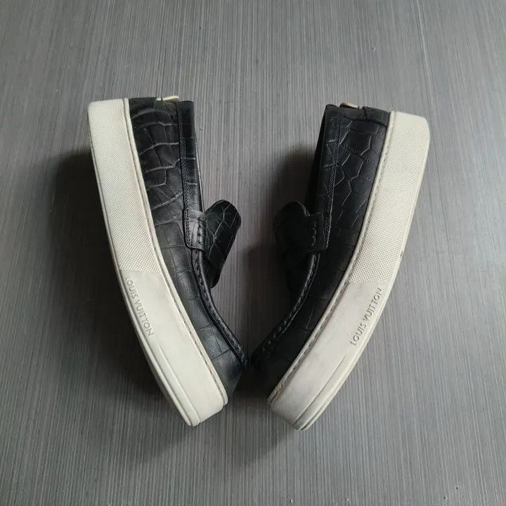 Louis Vuitton Louis Vuitton Black Casual Shoes for Men -2508 Size US 8 / EU 41 - 7 Thumbnail