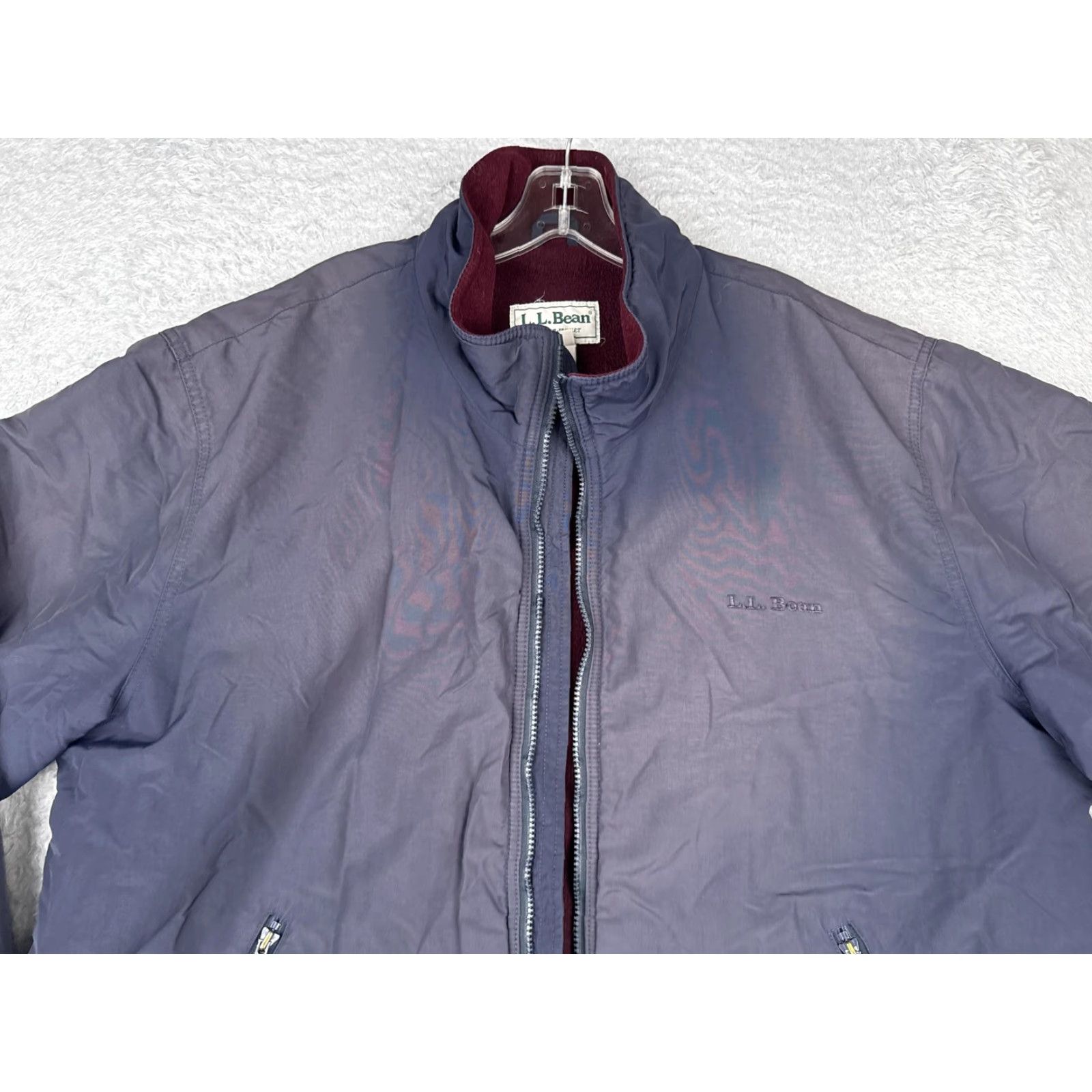 Vintage VINTAGE L.L.Bean Jacket Mens 2XL Navy Full Zip Bomber Pocket Inner Pocket Lining Polyester HX18 Comfort Outdoor Size US XXL / EU 58 / 5 - 6 Thumbnail