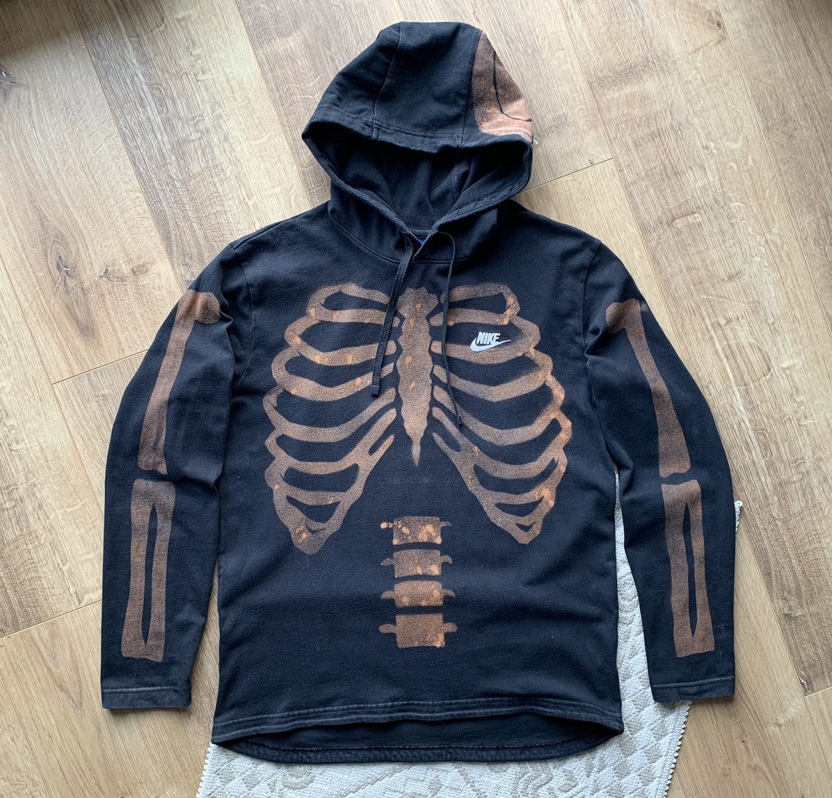 Nike Vintage Nike Skeleton big logo hoodie Size US M / EU 48-50 / 2 - 9 Thumbnail