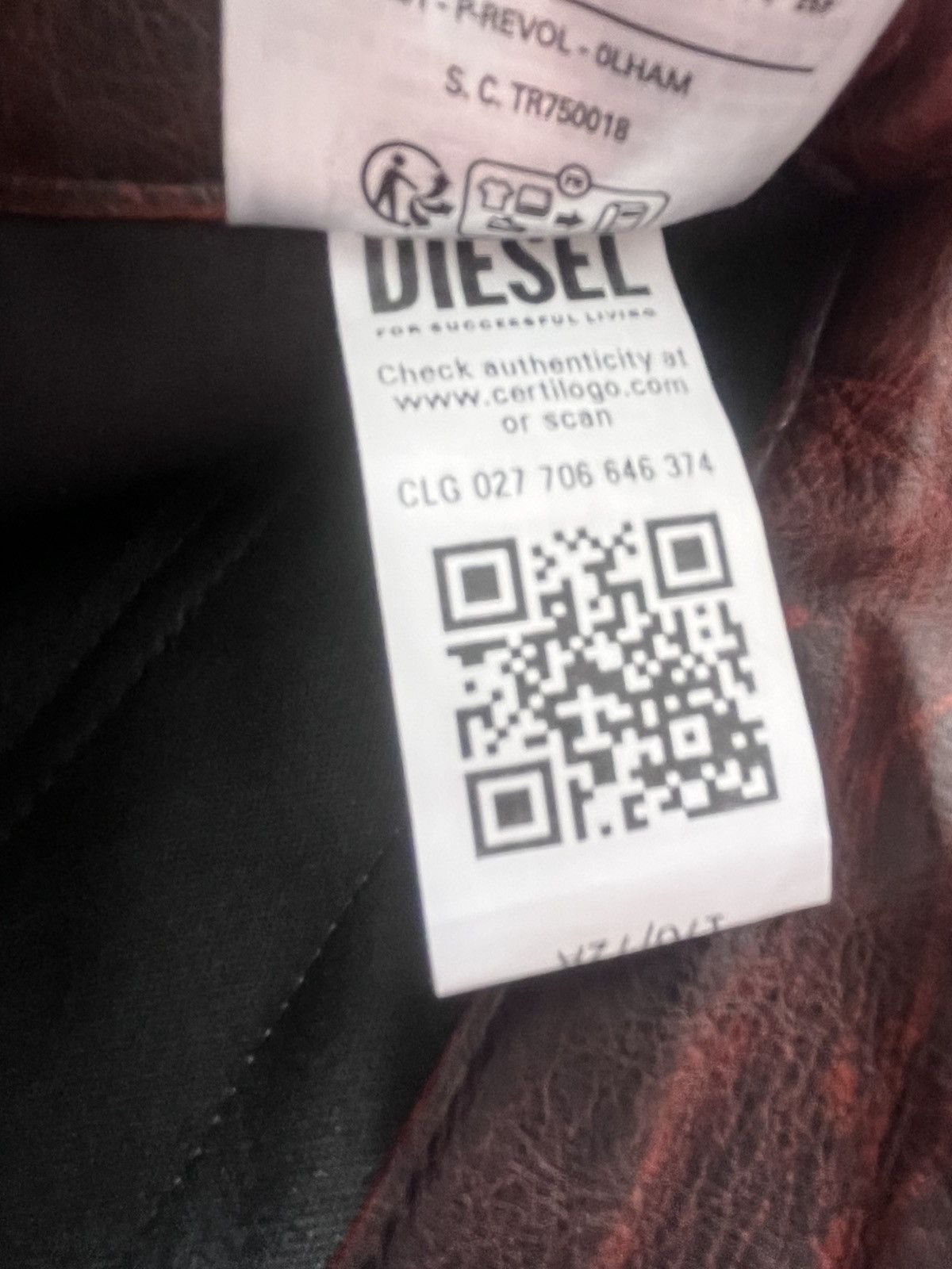 Diesel Diesel P-Revol 0LHAM Pants Coated Pleather New 44EU-28US Size US 28 / EU 44 - 6 Thumbnail