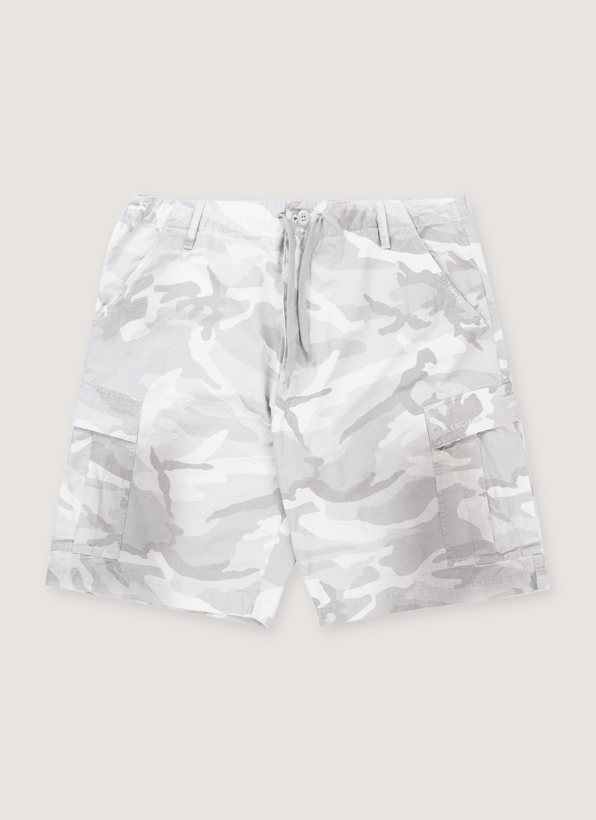 Balenciaga Camo Ripstop Shorts Light Grey Size US 32 / EU 48 - 1 Preview