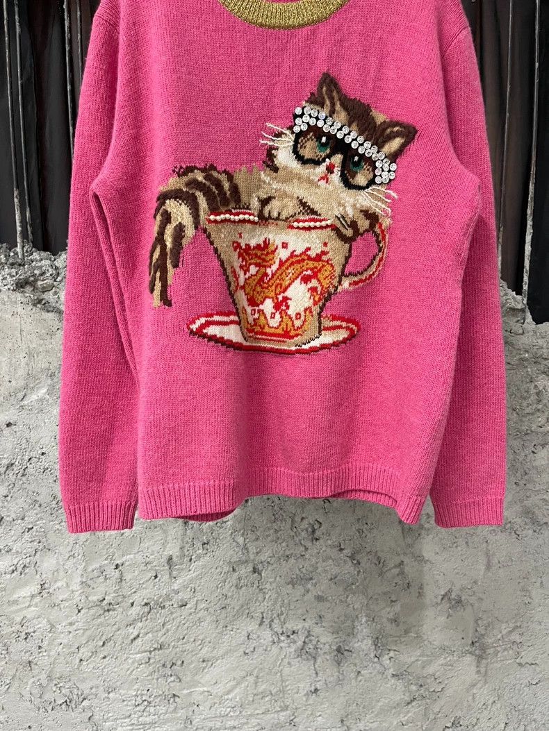 Gucci GucciCat sweater 2503-Nextarrow Size M / US 6-8 / IT 42-44 - 4 Thumbnail