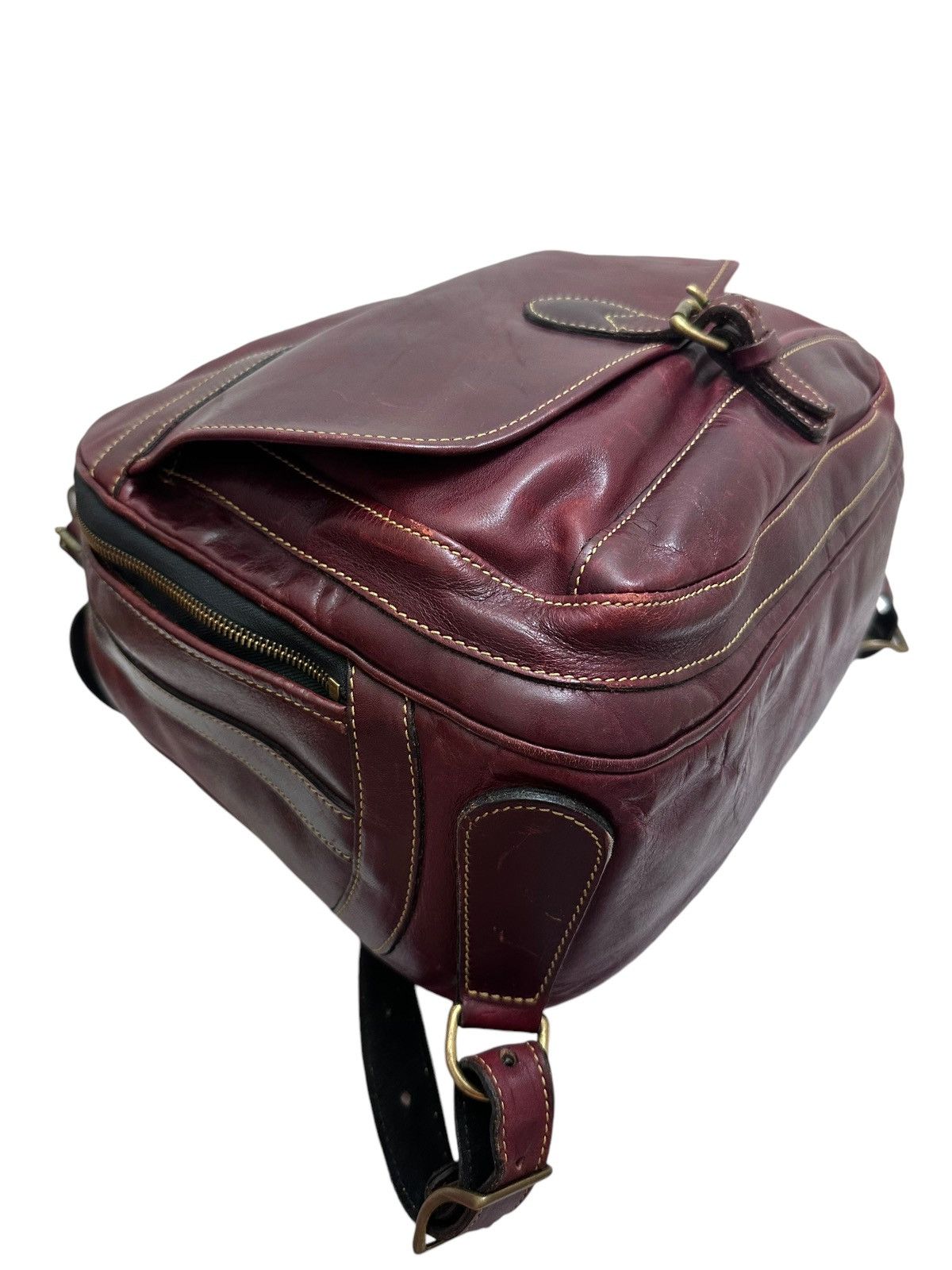 Filson RARE ‼️ Vintage Hand Made Holland Full Leather Backpack Size ONE SIZE - 10 Thumbnail