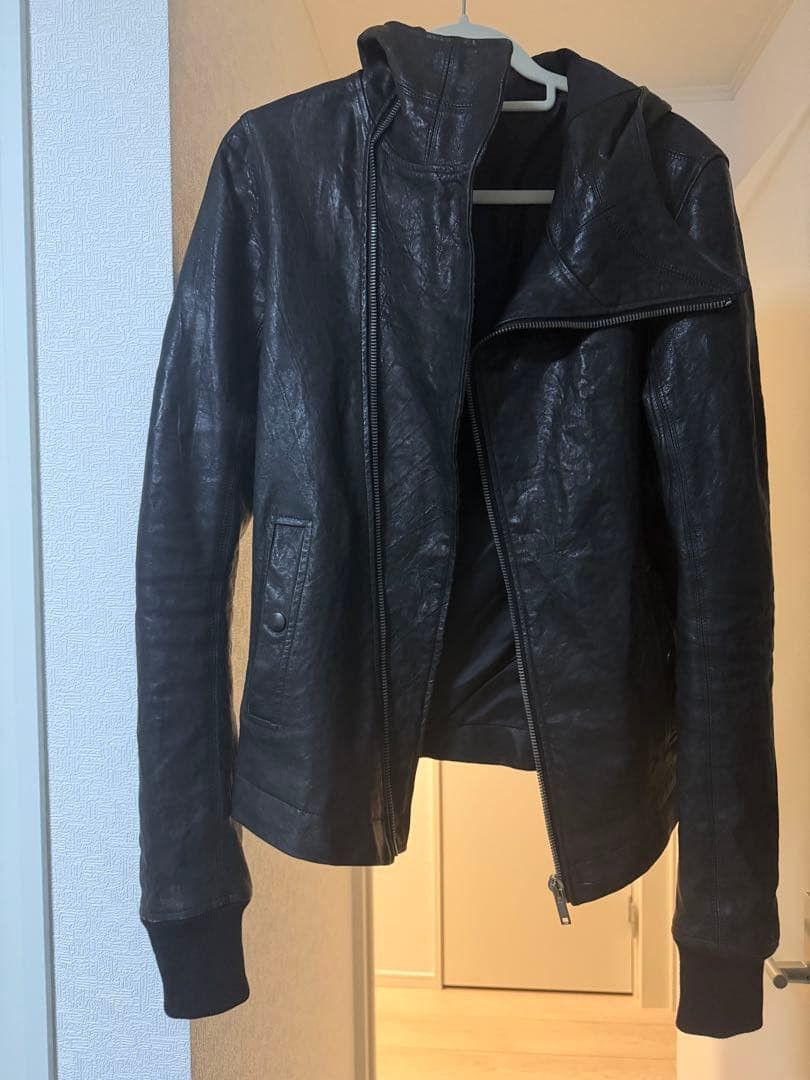 Rick Owens Leather Rider Jacket Blouson