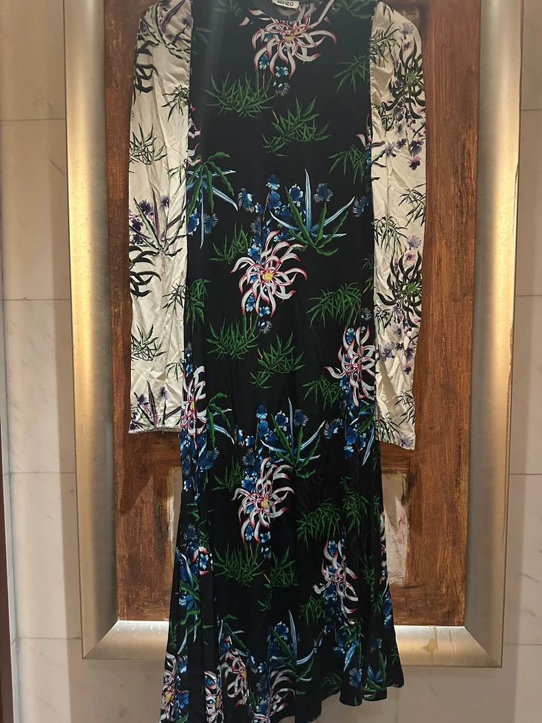 Kenzo KENZO Render a long sleeve fitted dress Size S / US 4 / IT 40 - 2 Thumbnail