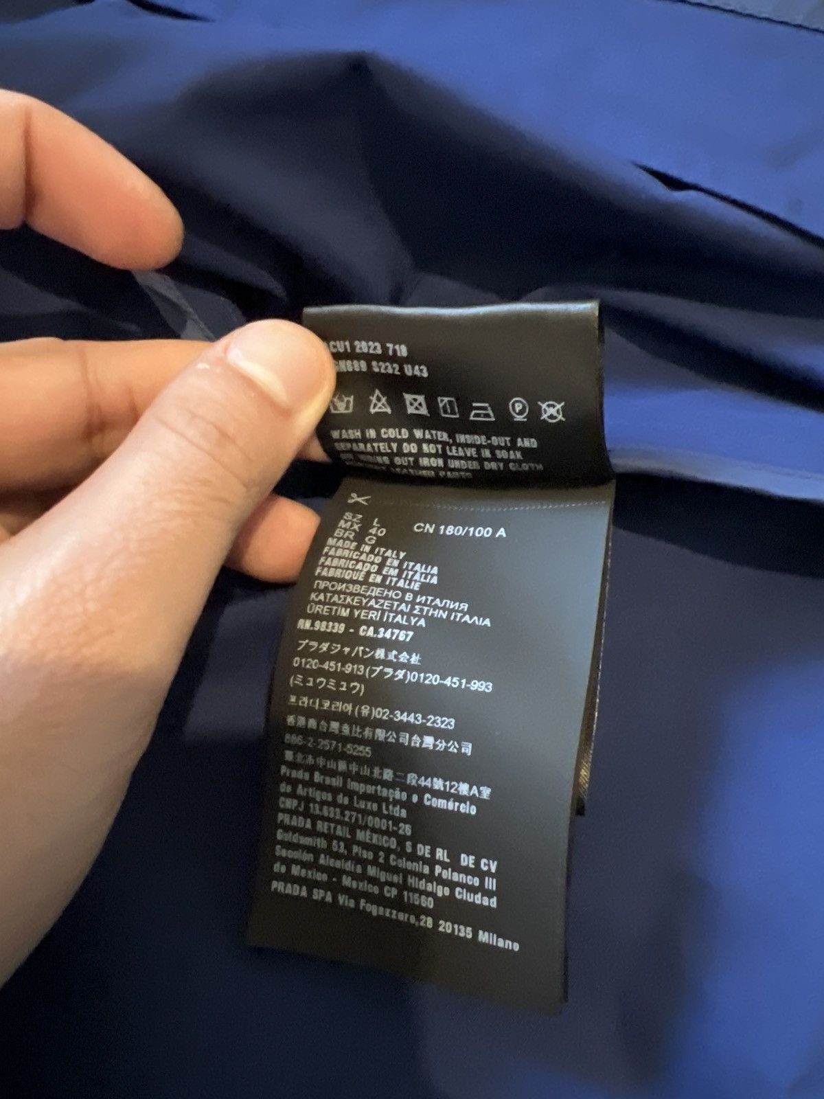 Prada Men’s prada zip shirt Size US L / EU 52-54 / 3 - 2 Thumbnail