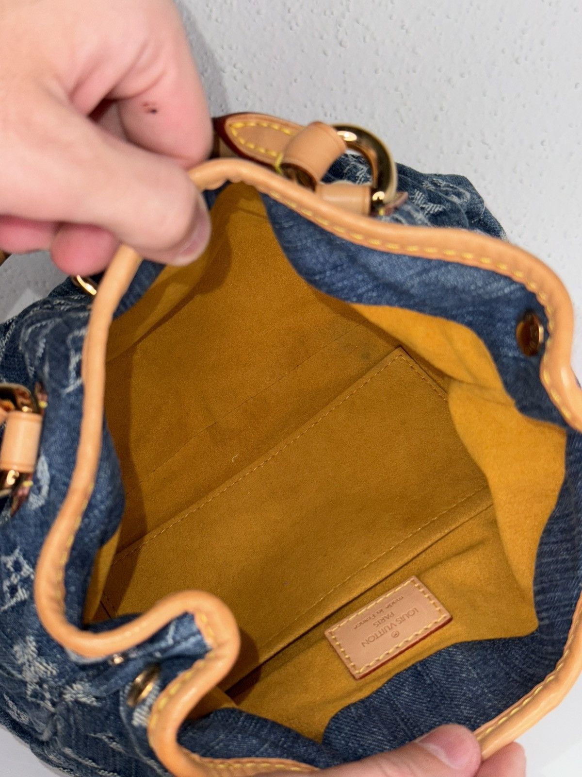 Louis Vuitton Louis Vuitton Pleaty Denim Handbag Size ONE SIZE - 10 Thumbnail