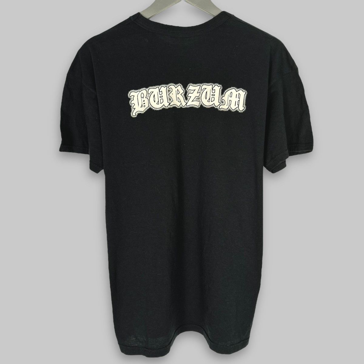 Band Tees Vintage Burzum B/W Picture Euro Screen Stars Metal T Shirt Size US XL / EU 56 / 4 - 2 Thumbnail