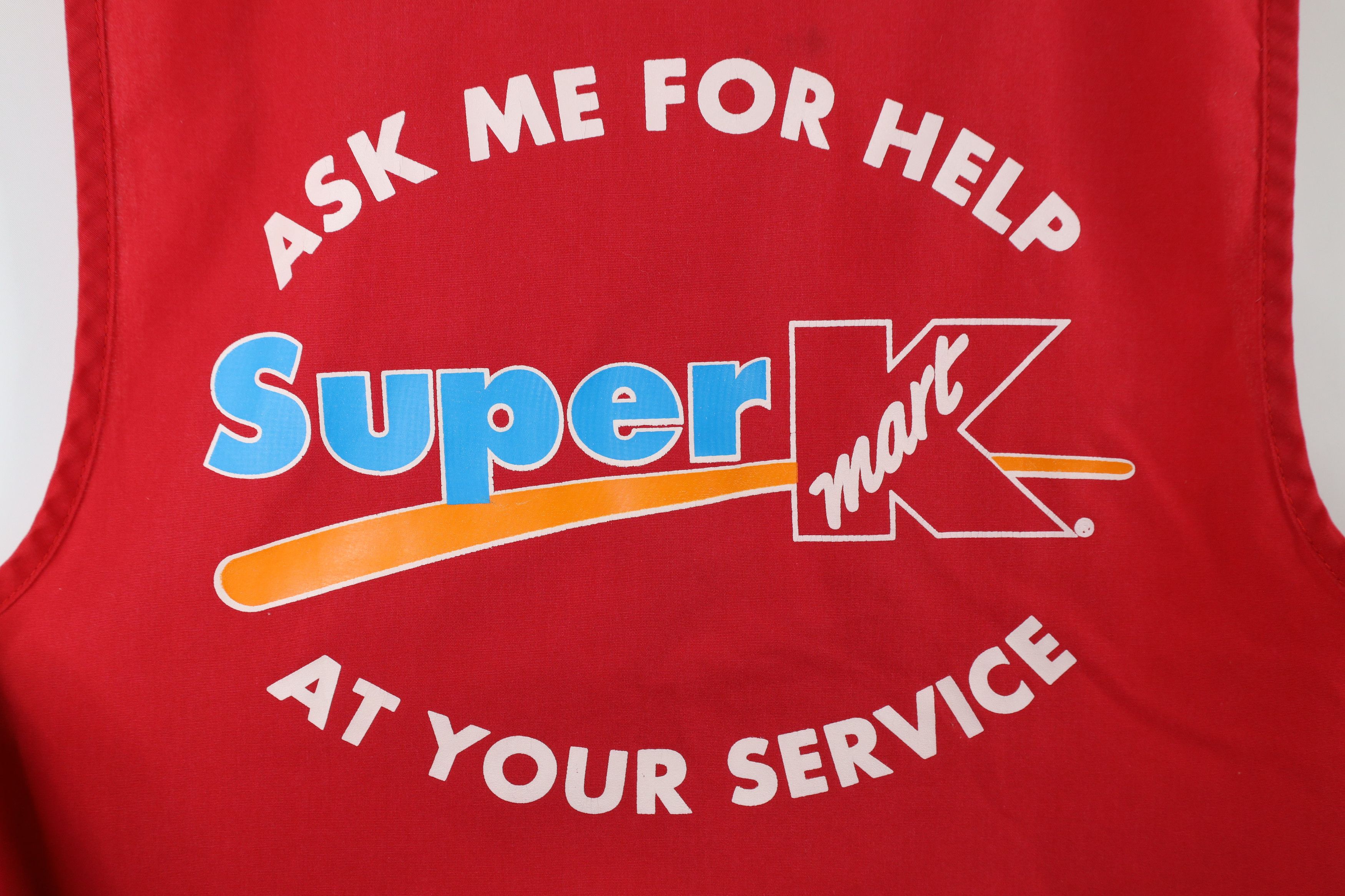 Vintage Vintage 90s Streetwear Super K Mart Center Greeter Vest Size US L / EU 52-54 / 3 - 11 Thumbnail