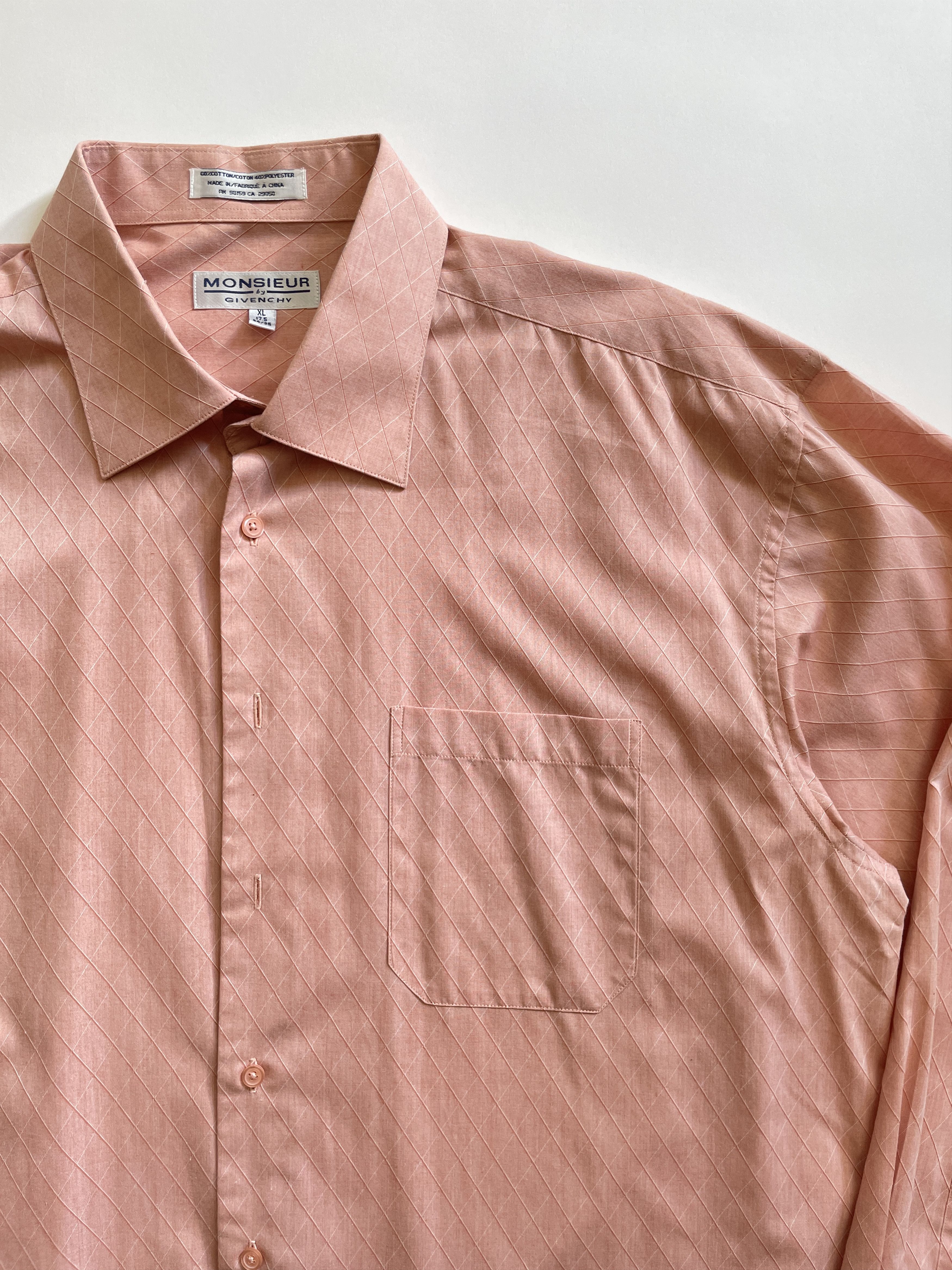 Givenchy 1990s Monsieur by Givenchy Salmon T-Shirt Size US XL / EU 56 / 4 - 2 Thumbnail