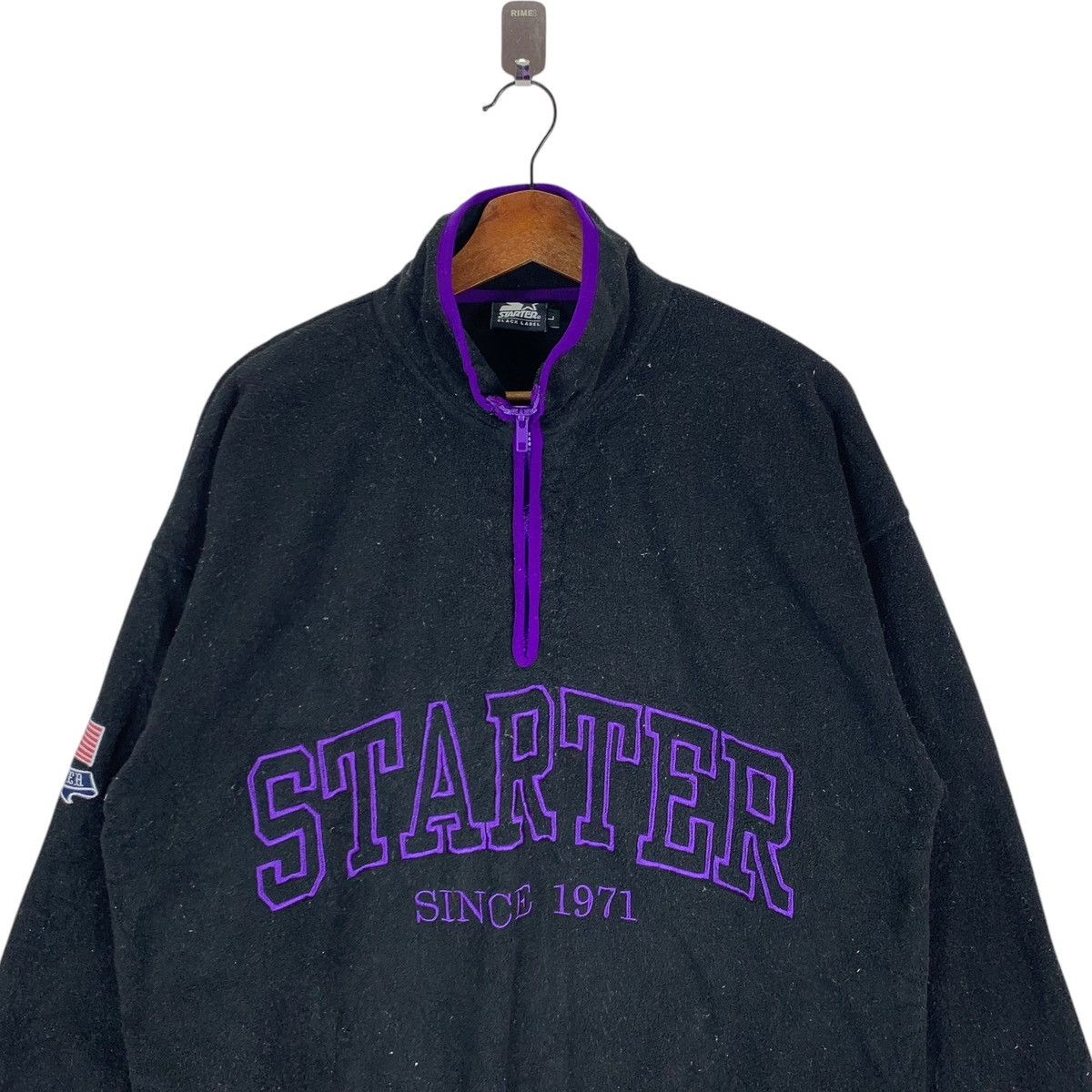 Starter × Vintage VINTAGE 90s STARTER BLACK LABEL SPORTSWEAR FLEECE SWEATER Size US L / EU 52-54 / 3 - 3 Thumbnail